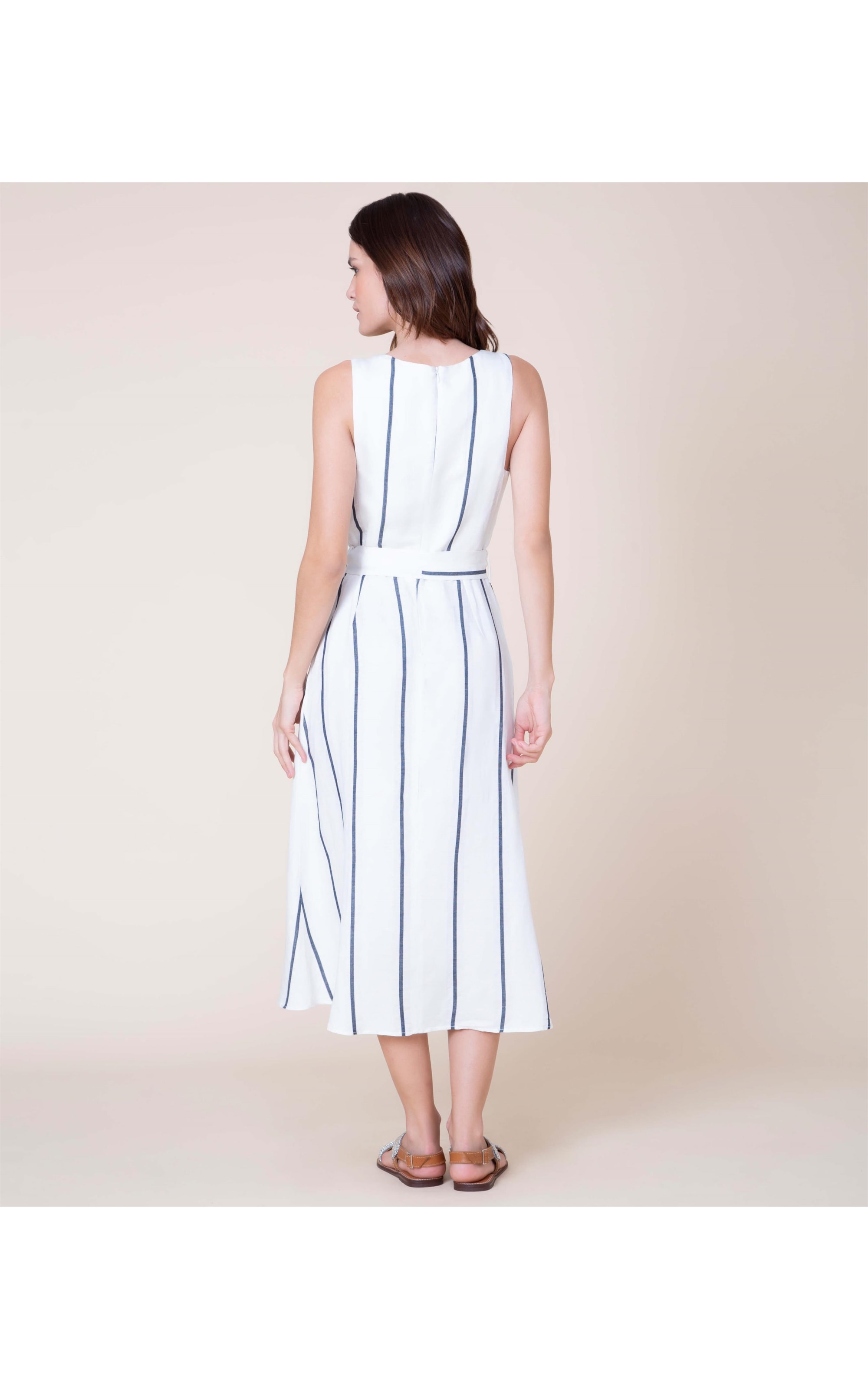 Vestido Linho  Vero Marinho