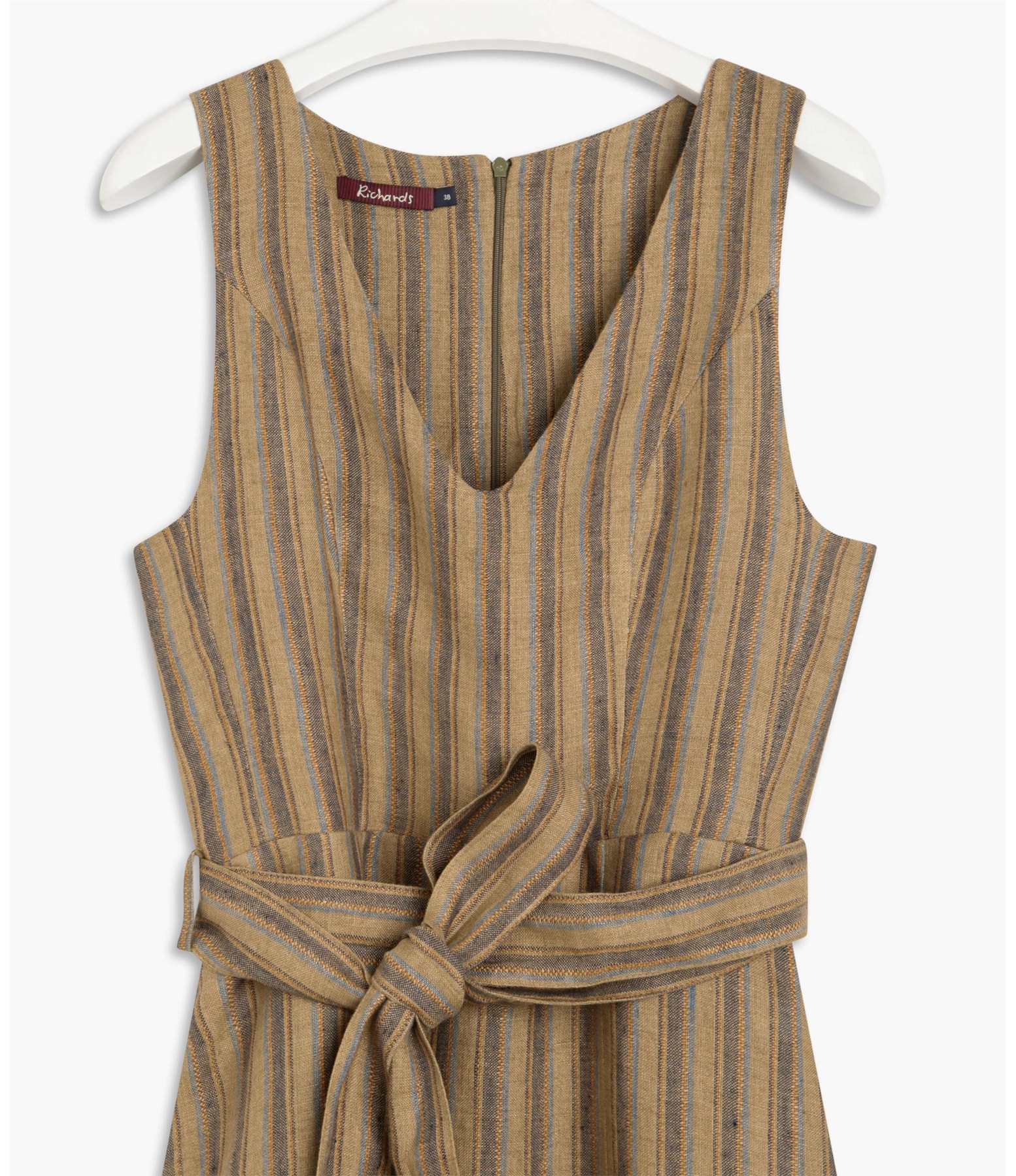 Vestido Linho  Vero Raw Stripe  Ft Sandy Mescla