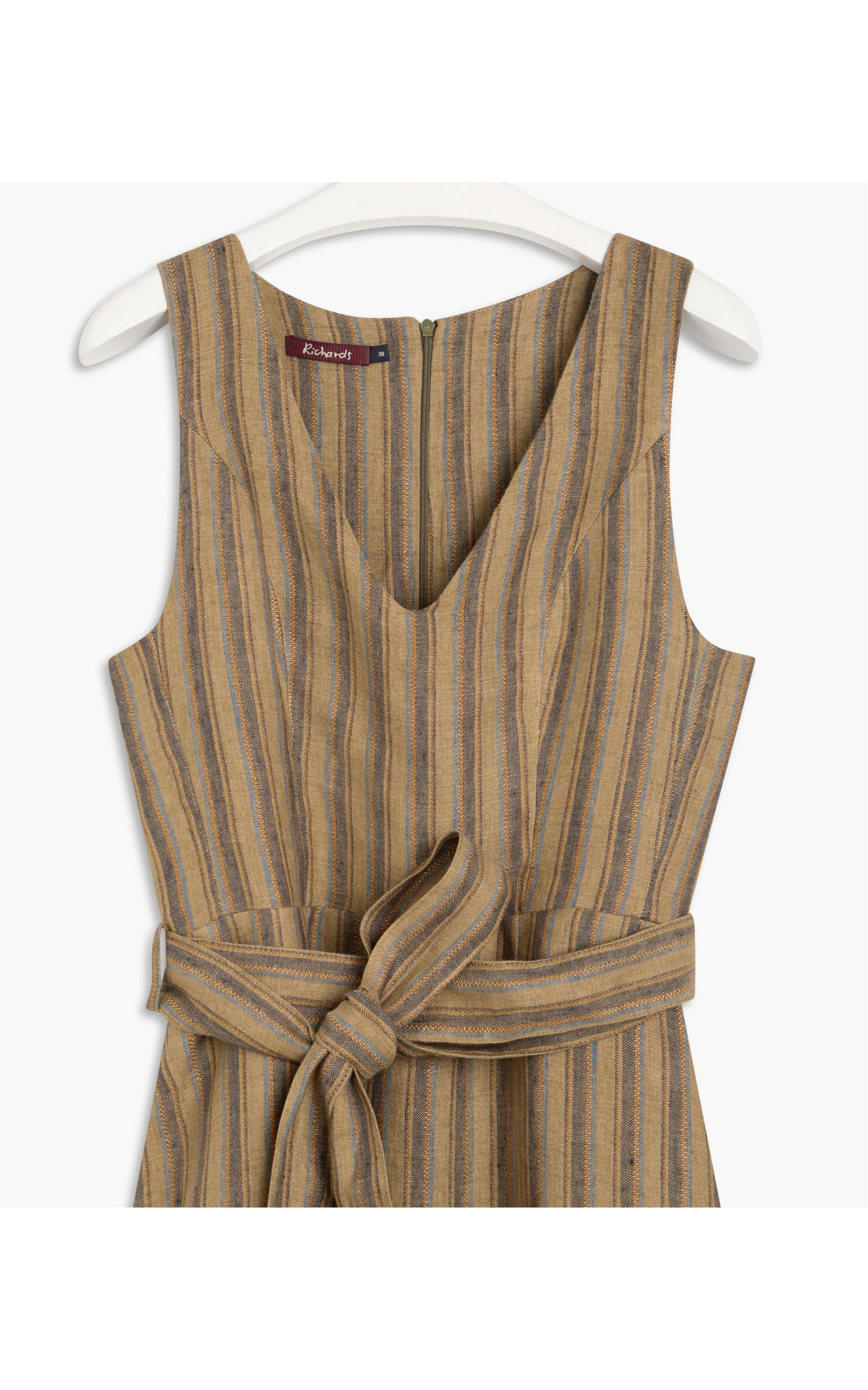 Vestido Linho  Vero Raw Stripe  Ft Sandy Mescla