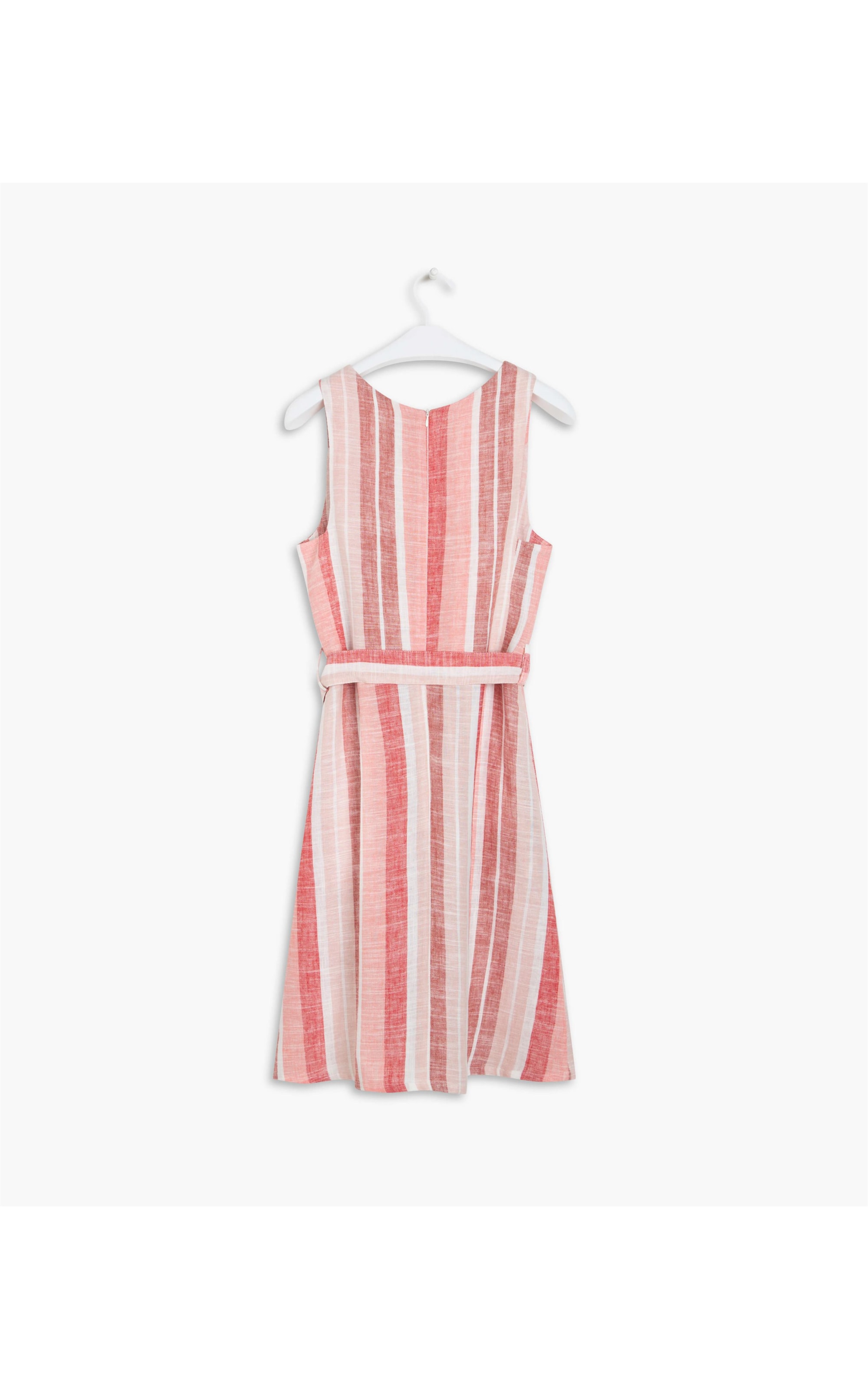 Vestido Linho  Vero Vermelho