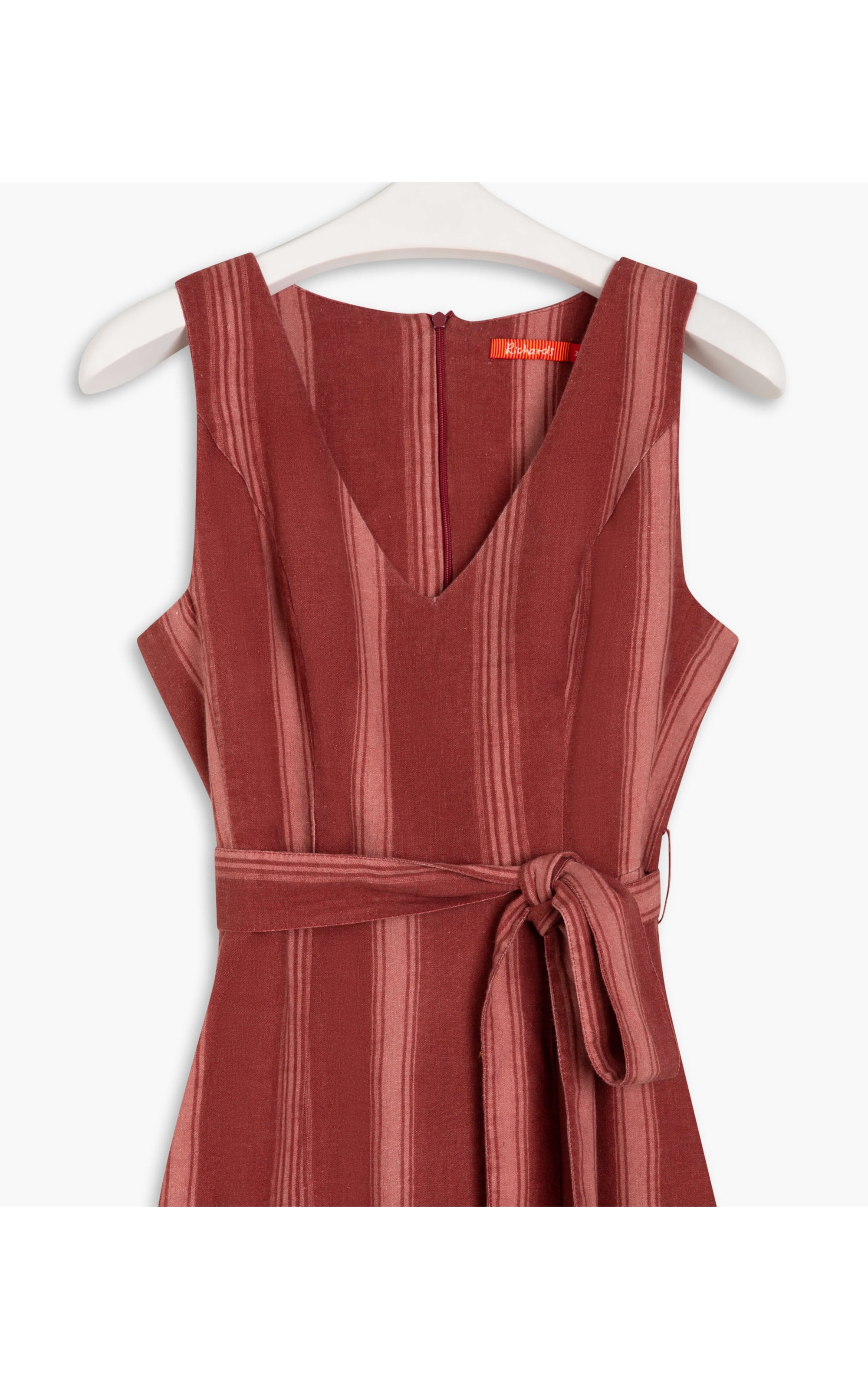 Vestido Linho  Vero Vermelho