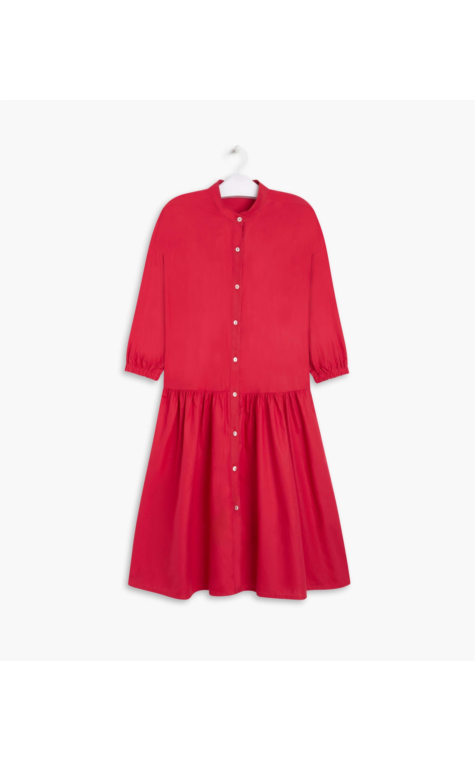 Vestido Lions Algodão Vermelho Vivo