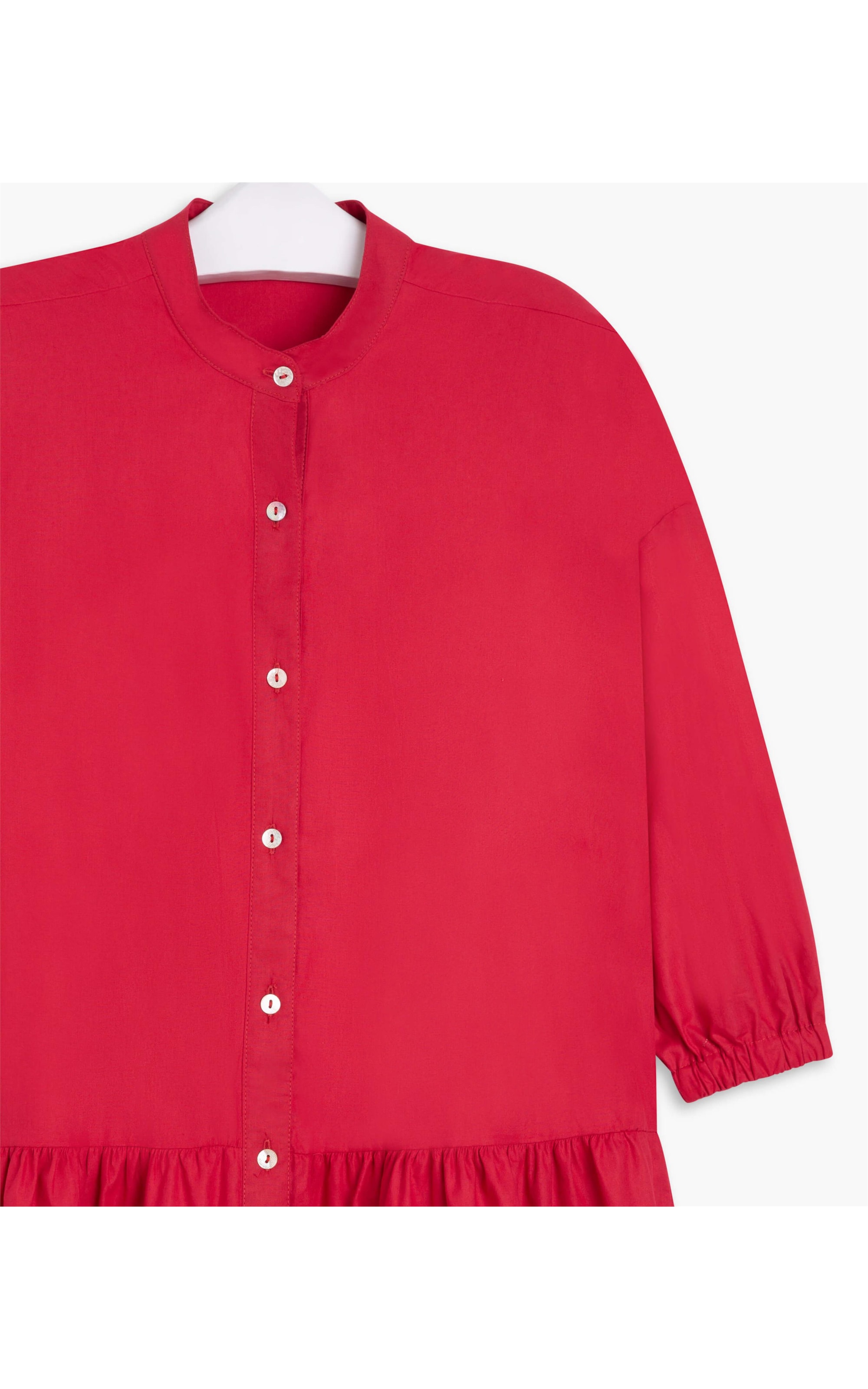 Vestido Lions Algodão Vermelho Vivo