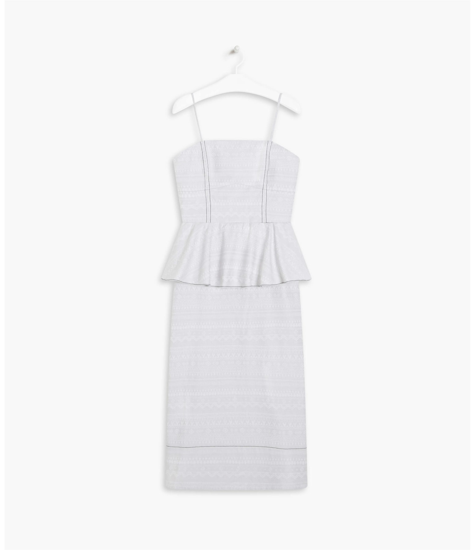 Vestido Lou Jacquard Algodao Verde Escuro