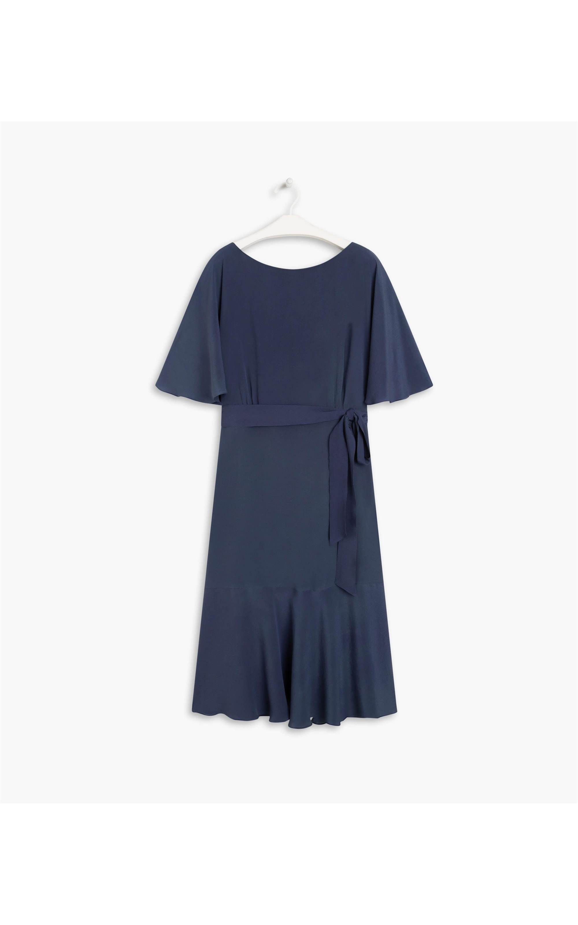 Vestido Madeleine Seda Colors Marinho