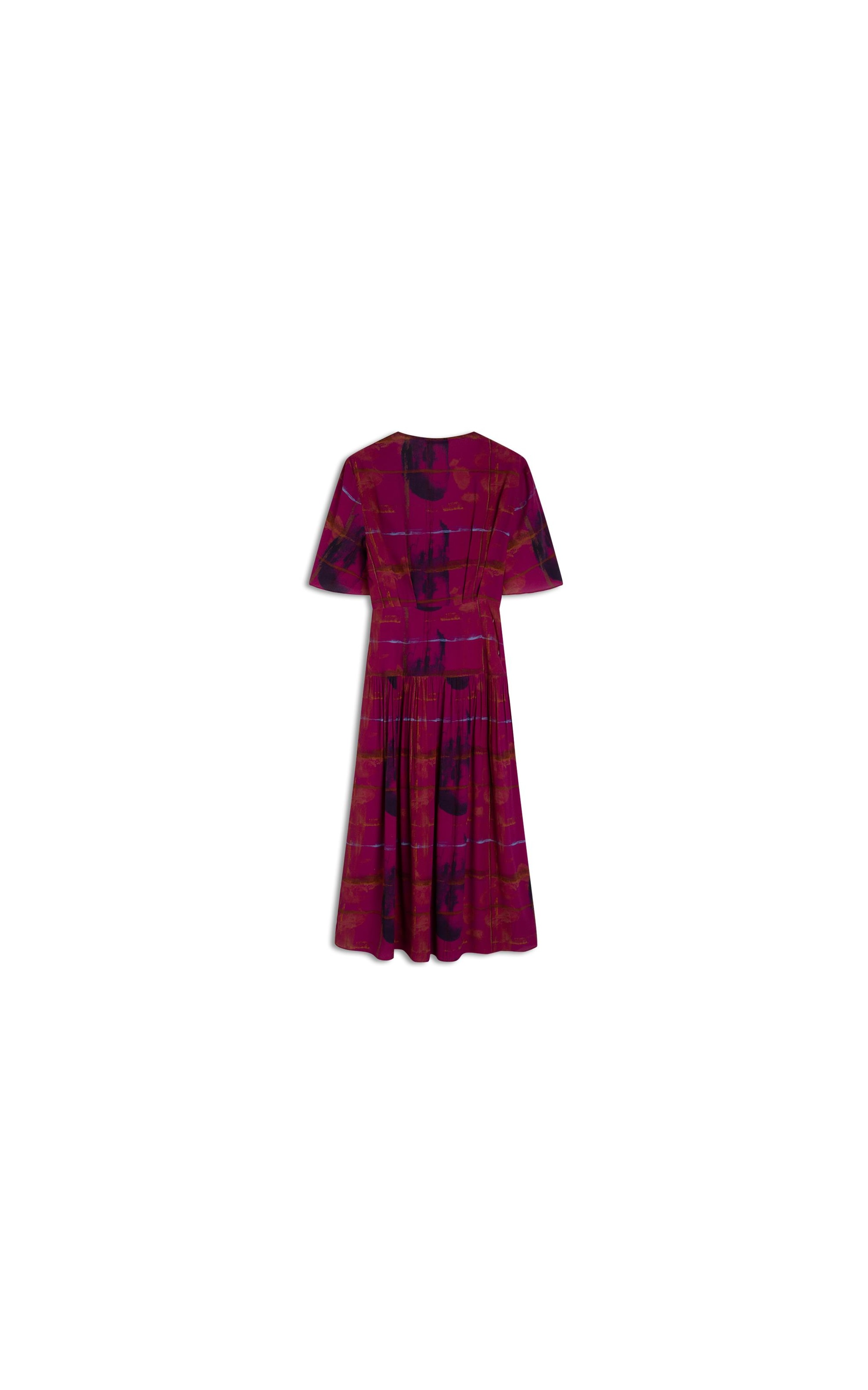 Vestido Maisa Xadrez Acqua Fucsia