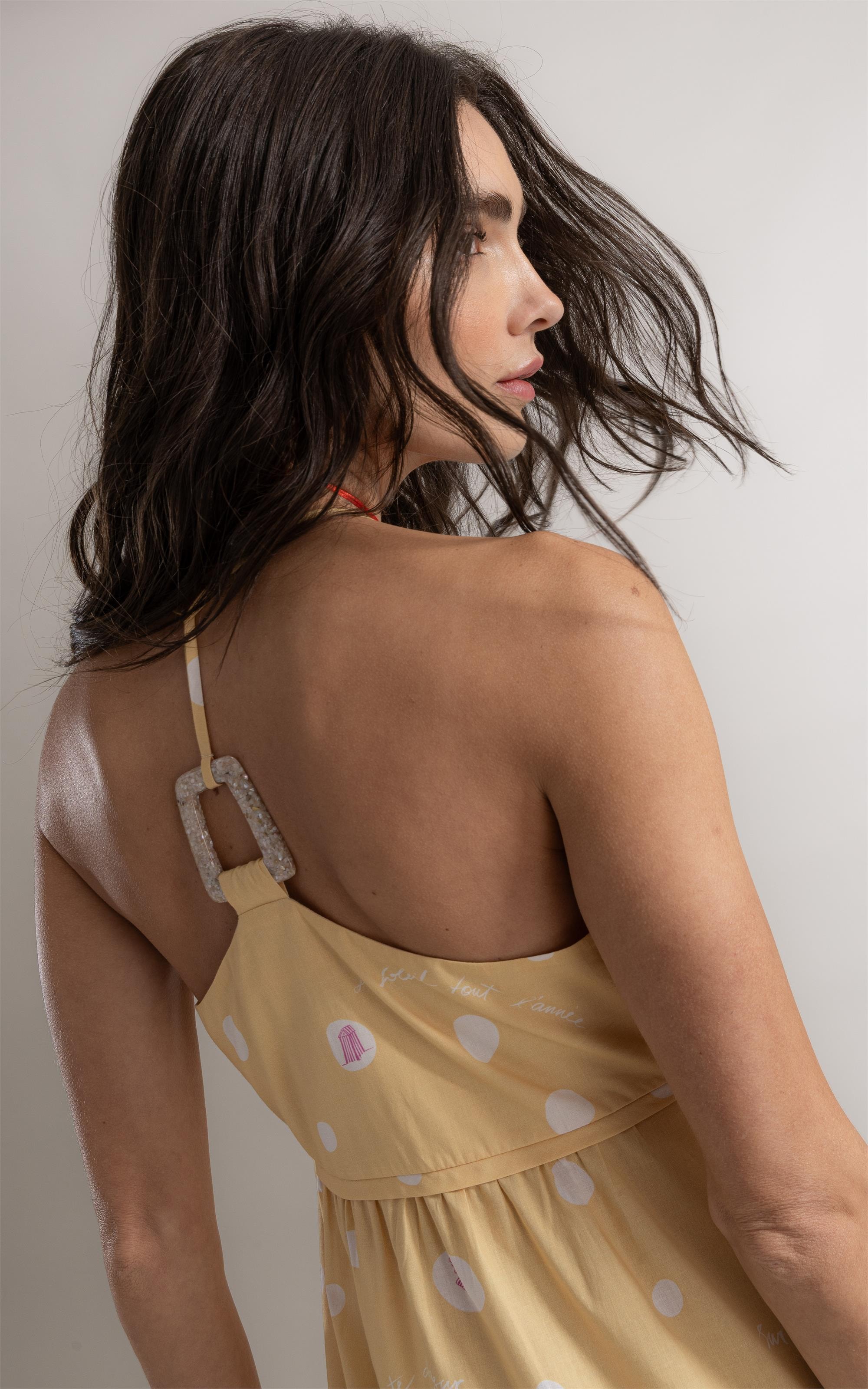 Vestido Manu Bubbles Amarelo