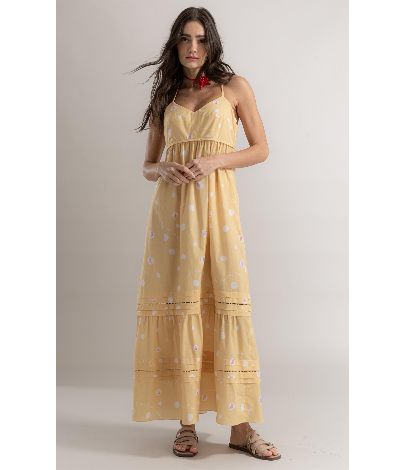 Vestido Manu Bubbles Amarelo