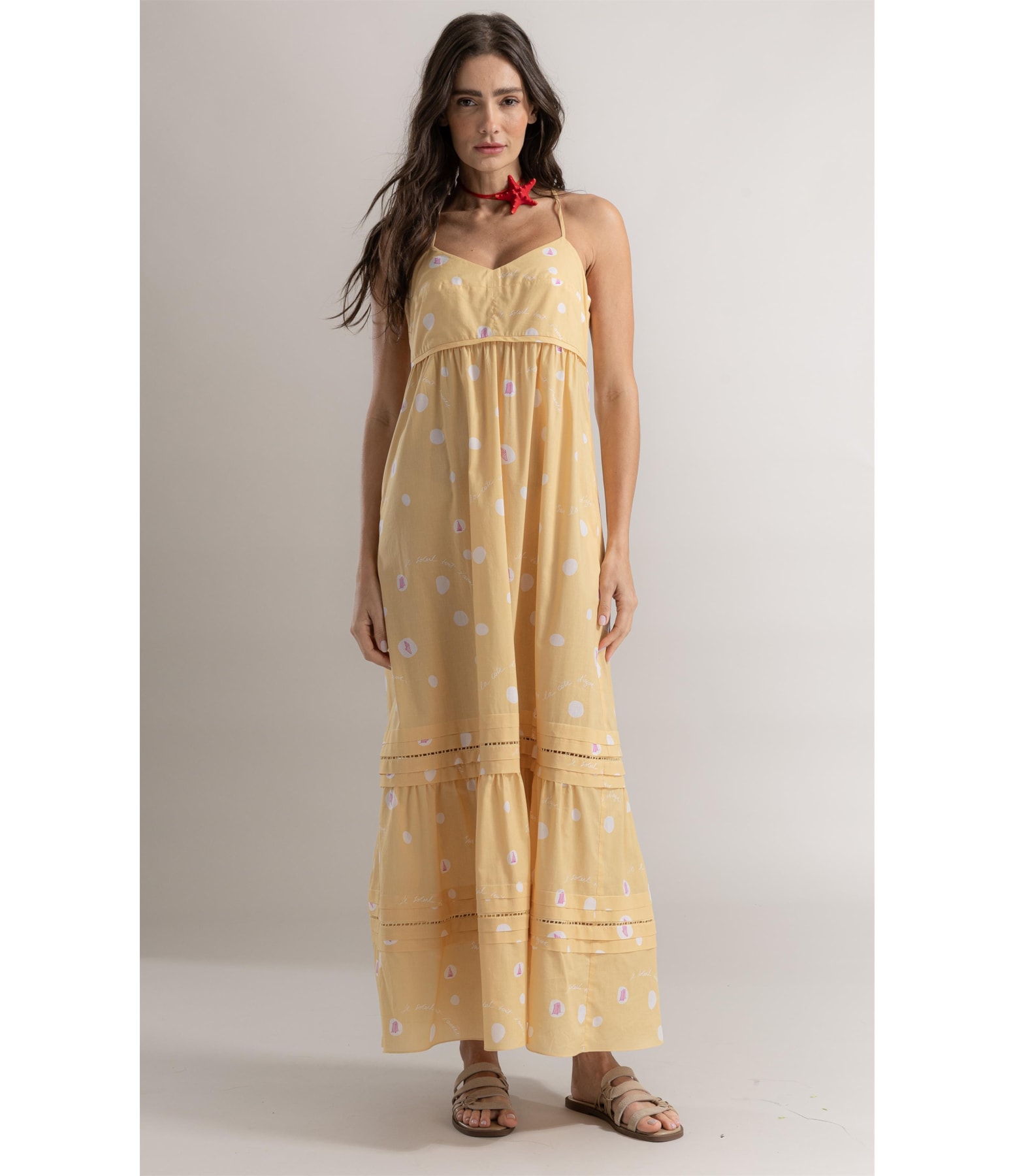 Vestido Manu Bubbles Amarelo