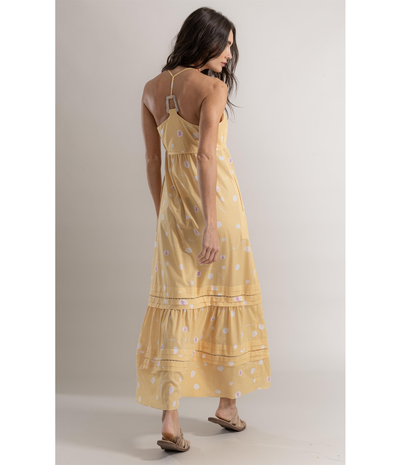 Vestido Manu Bubbles Amarelo