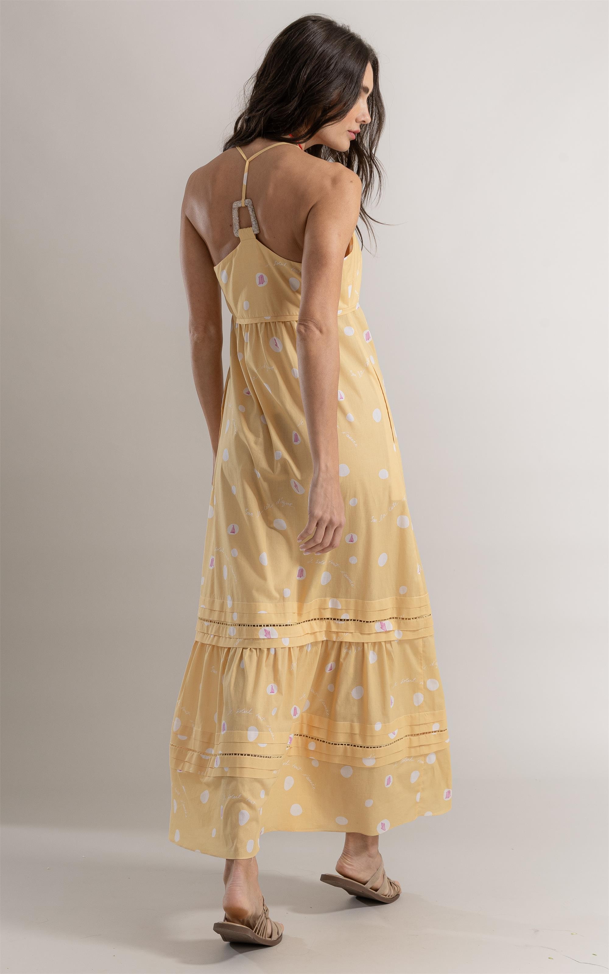 Vestido Manu Bubbles Amarelo