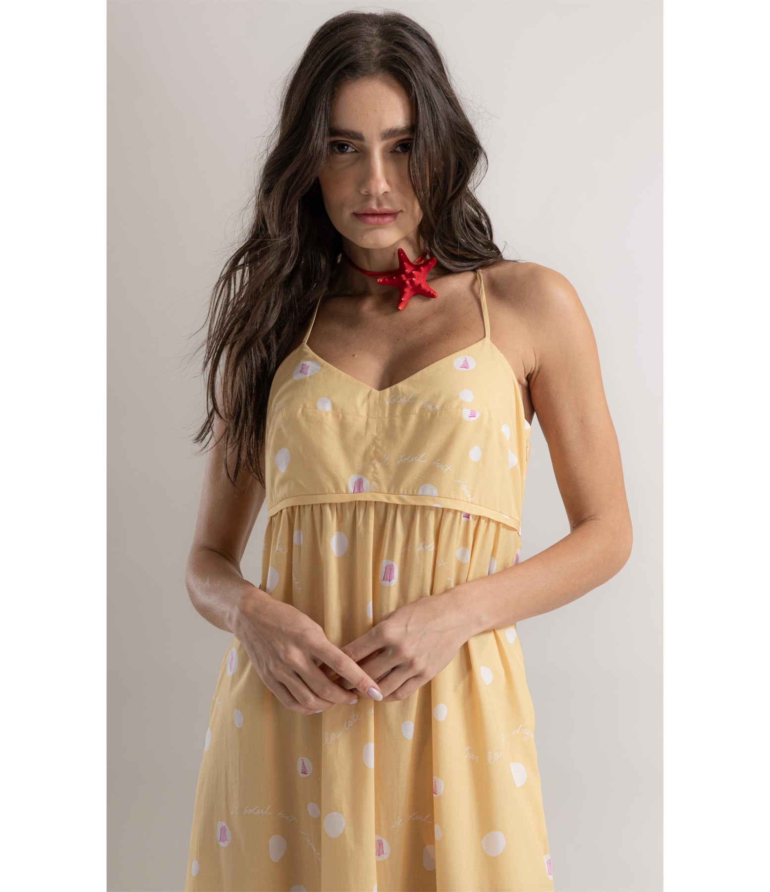 Vestido Manu Bubbles Amarelo
