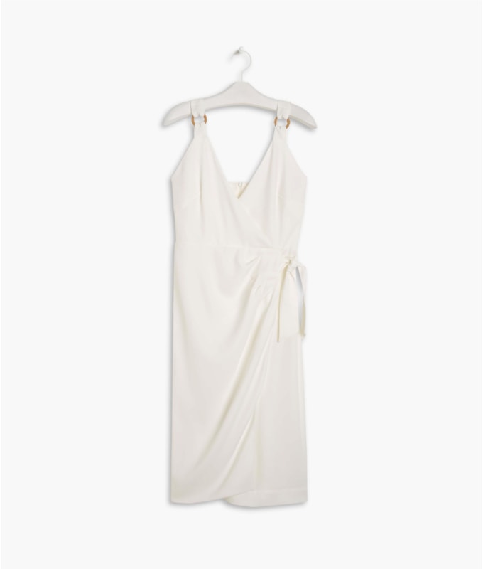Vestido Maru Liso Off White