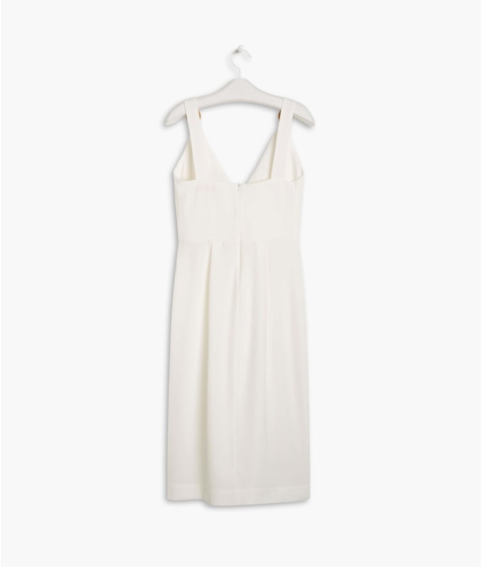 Vestido Maru Liso Off White