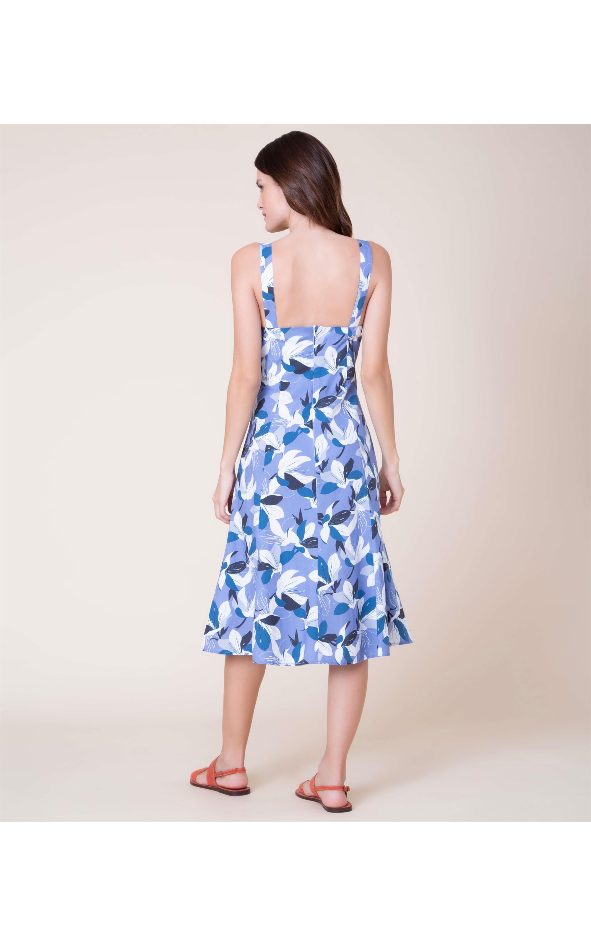 Vestido Naples Est Orchid Azul Bic