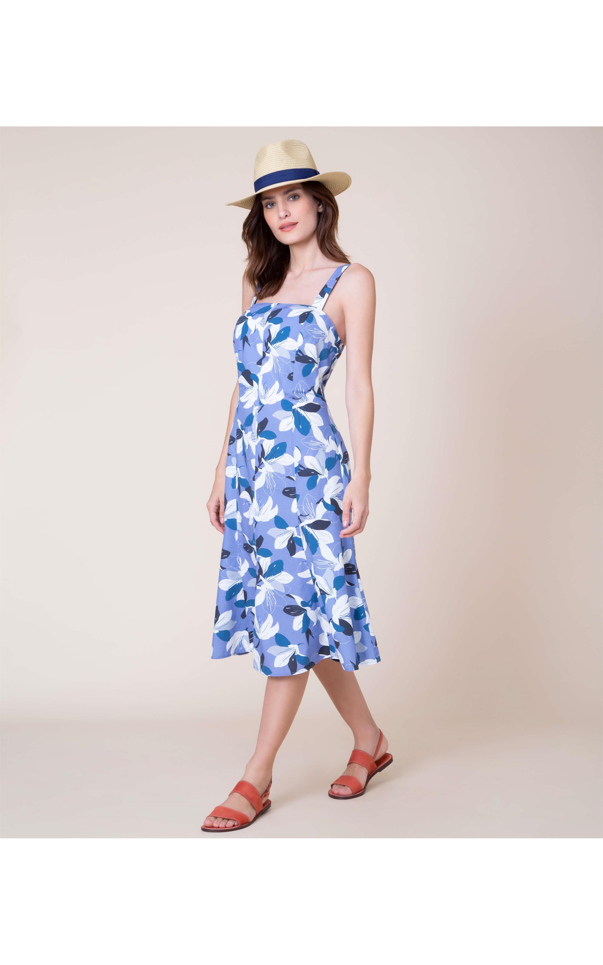 Vestido Naples Est Orchid Azul Bic