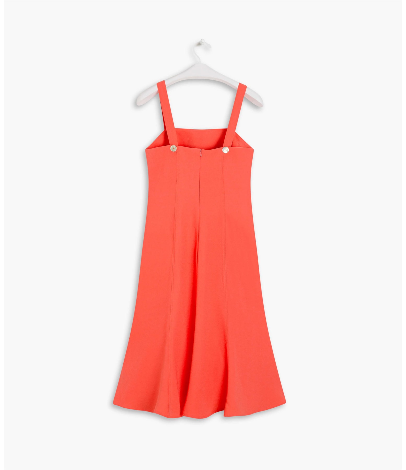 Vestido Naples Liso Coral
