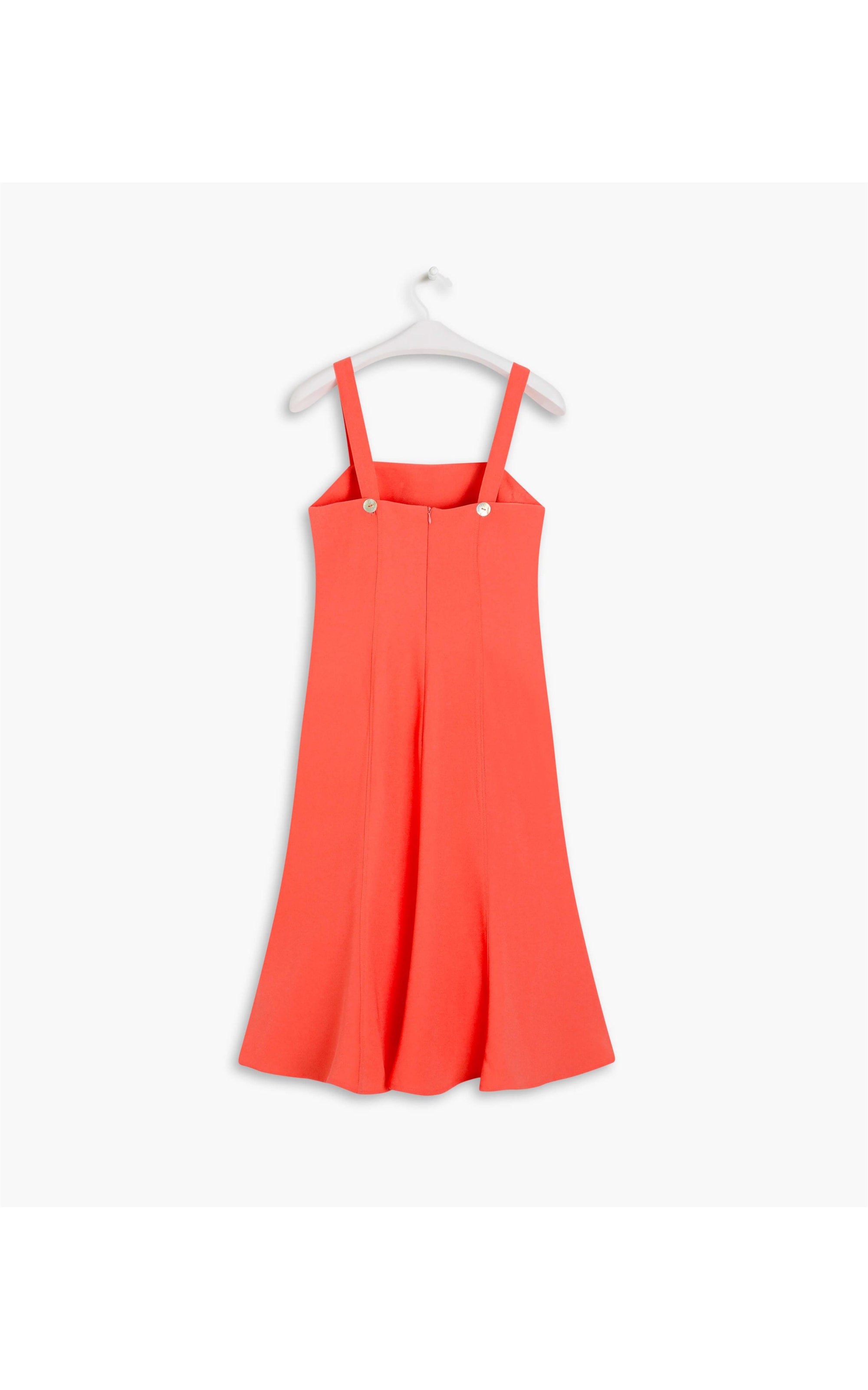 Vestido Naples Liso Coral