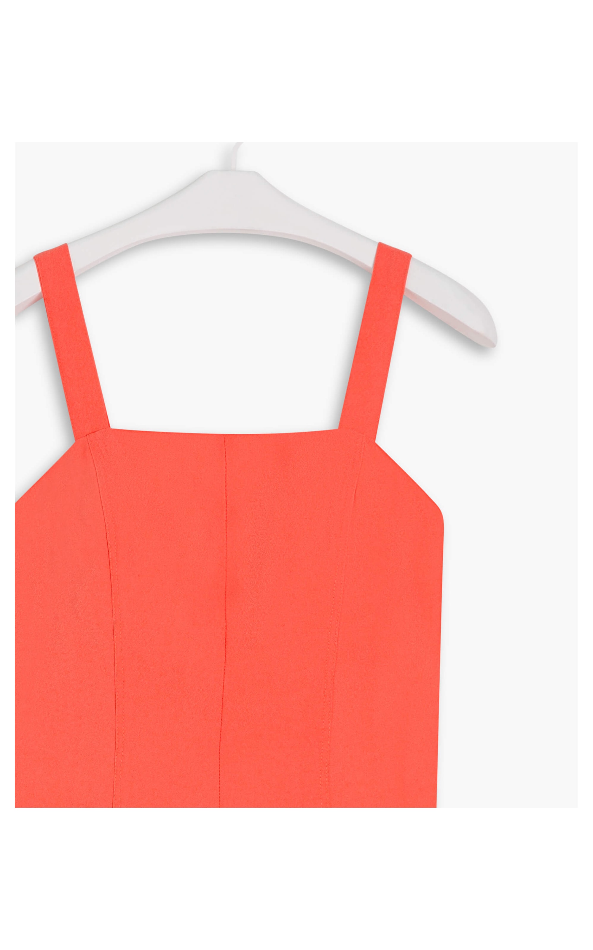 Vestido Naples Liso Coral