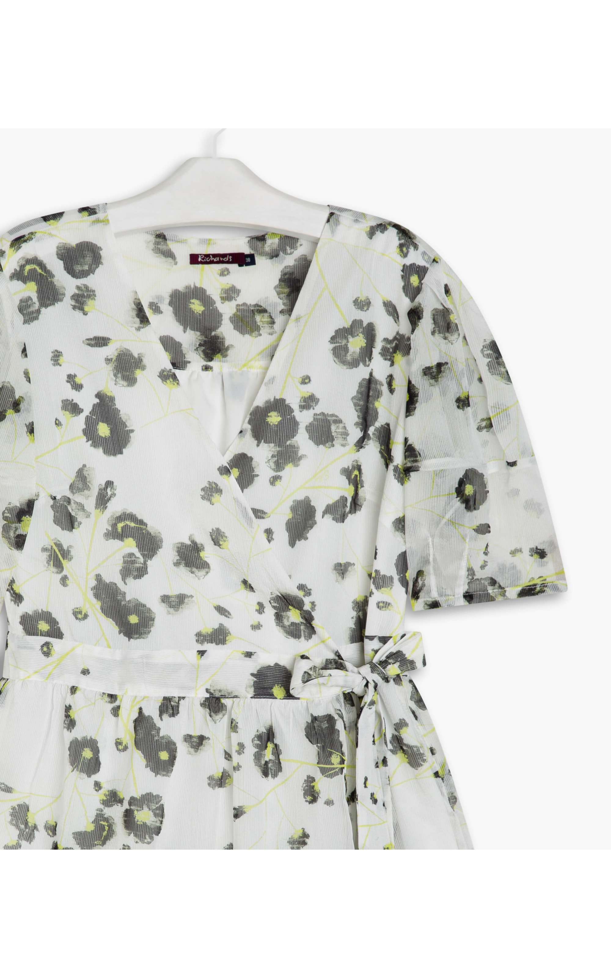 Vestido Nicole Est. Flower Glitch Vermelho