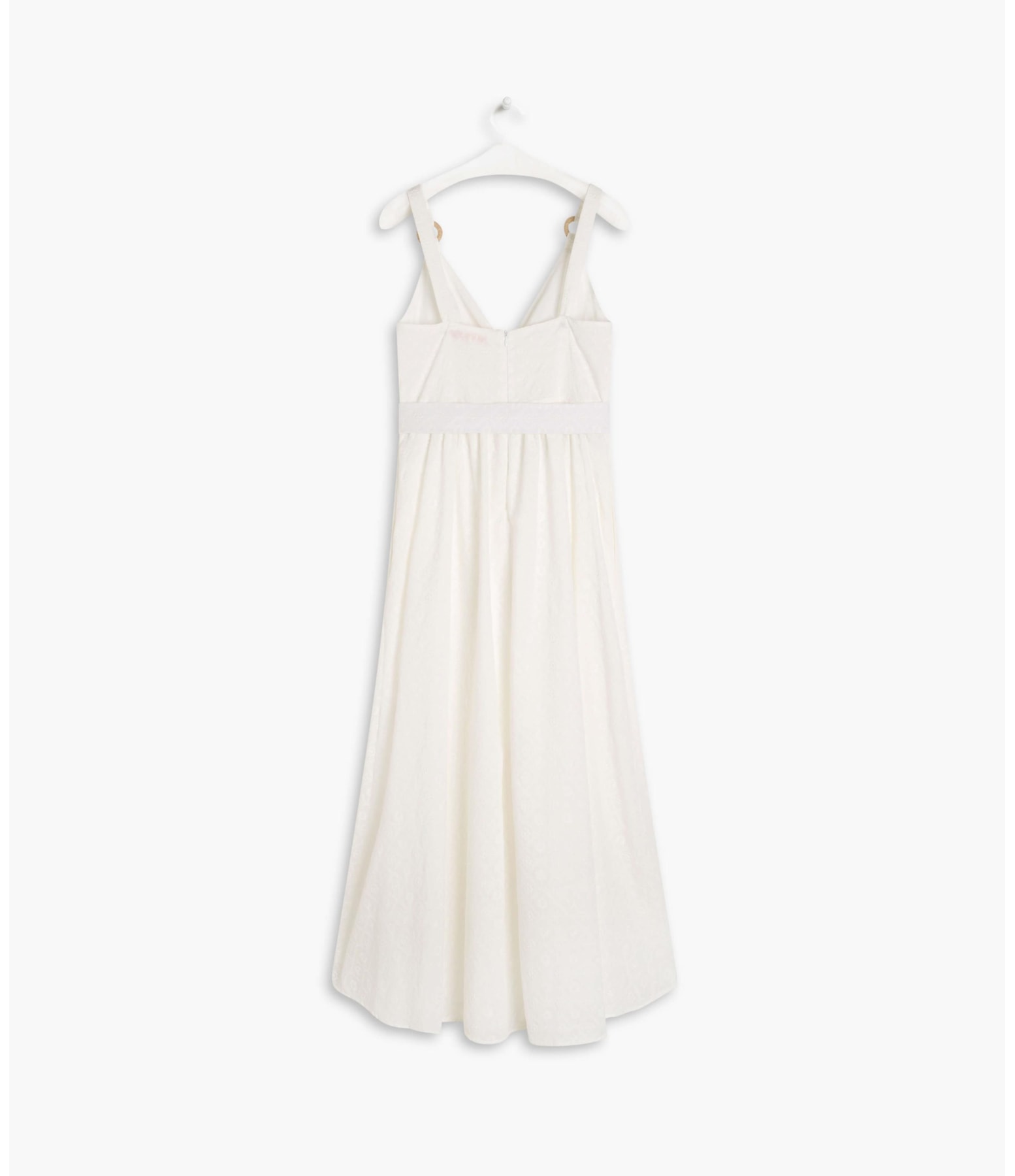 Vestido Olivia Algodao Bordado Off White