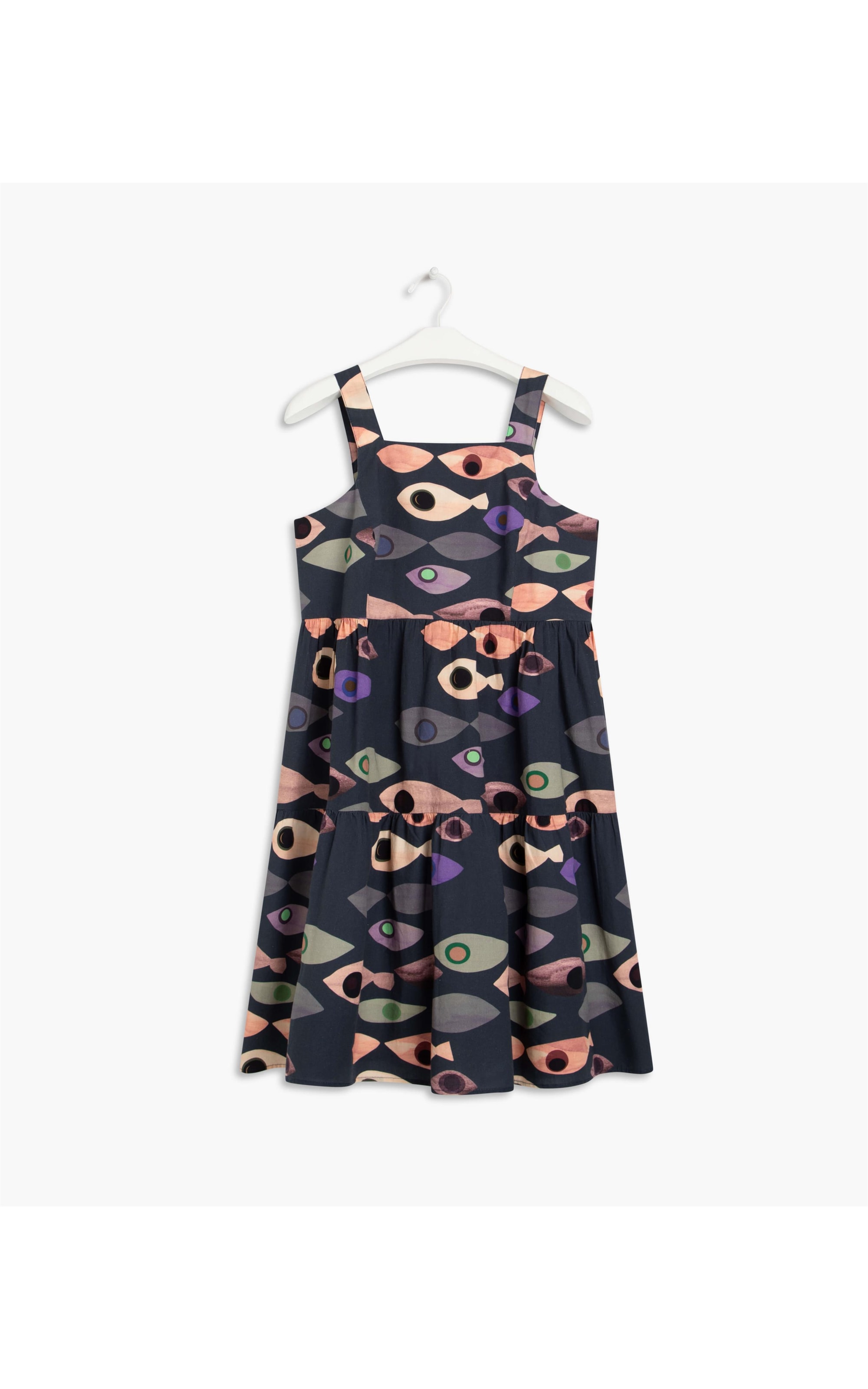 Vestido Olivia Est Peixes Dark Navy