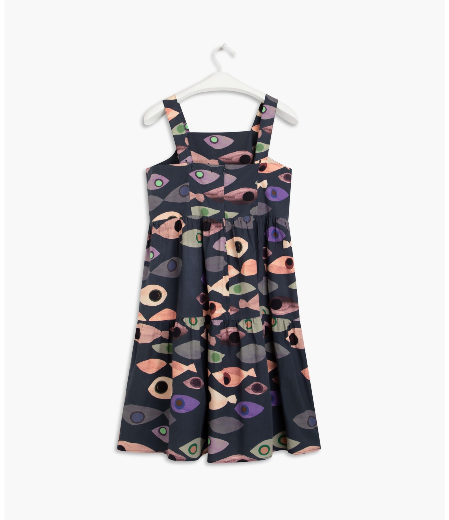 Vestido Olivia Est Peixes Dark Navy