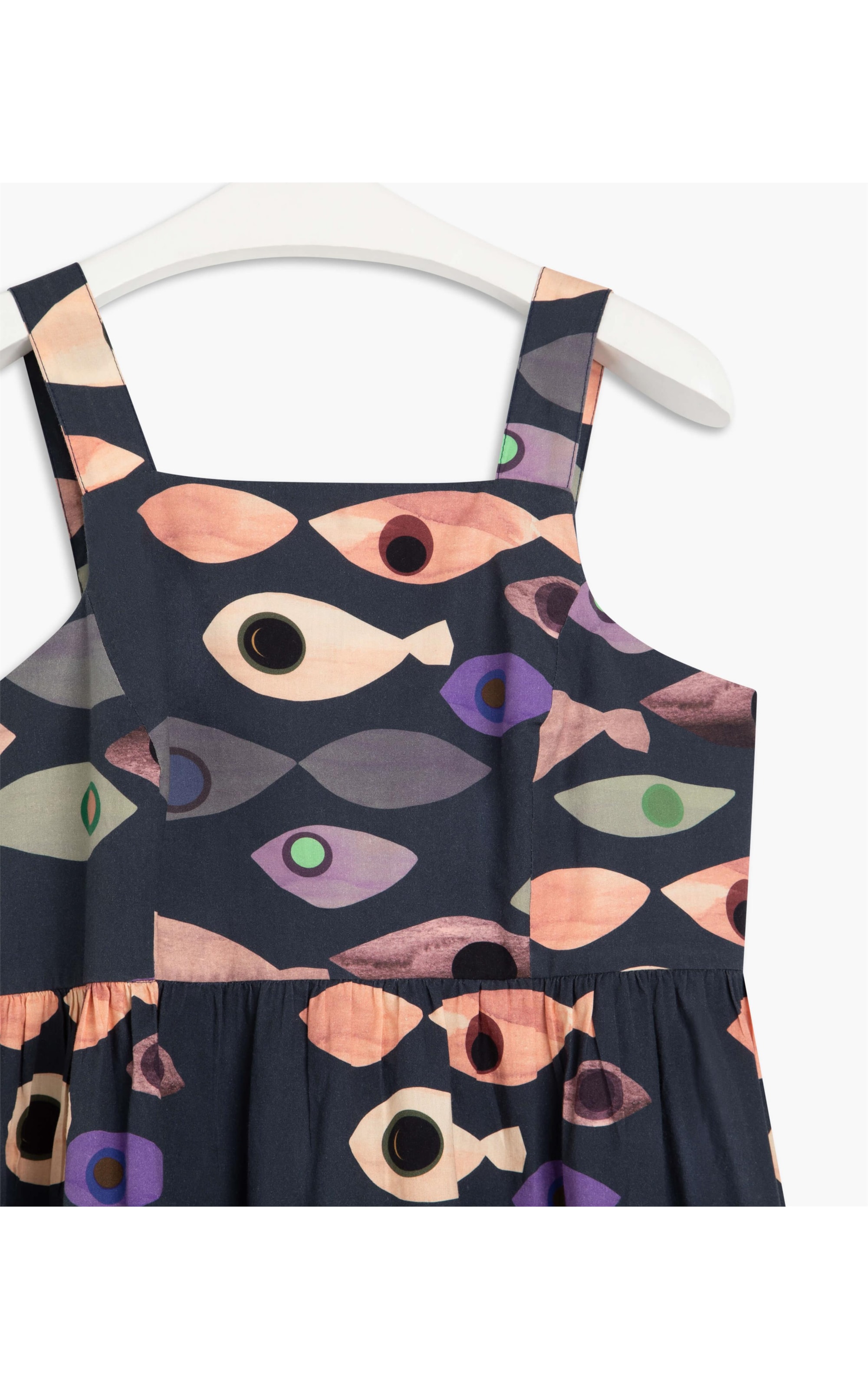 Vestido Olivia Est Peixes Dark Navy