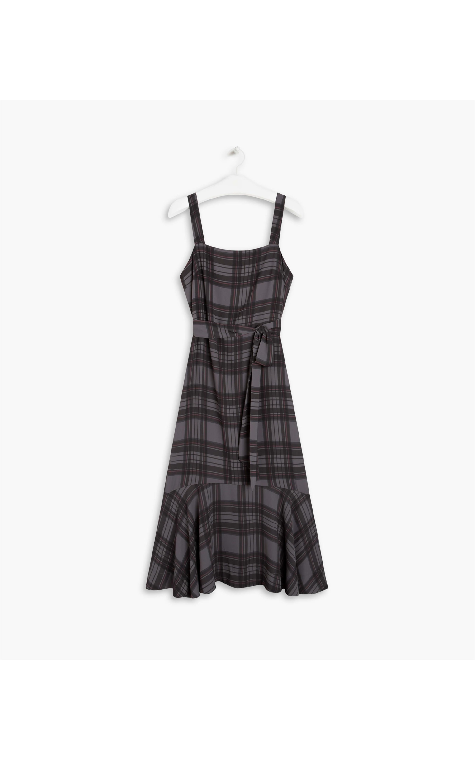 Vestido Patricia Est Tartan Tabaco