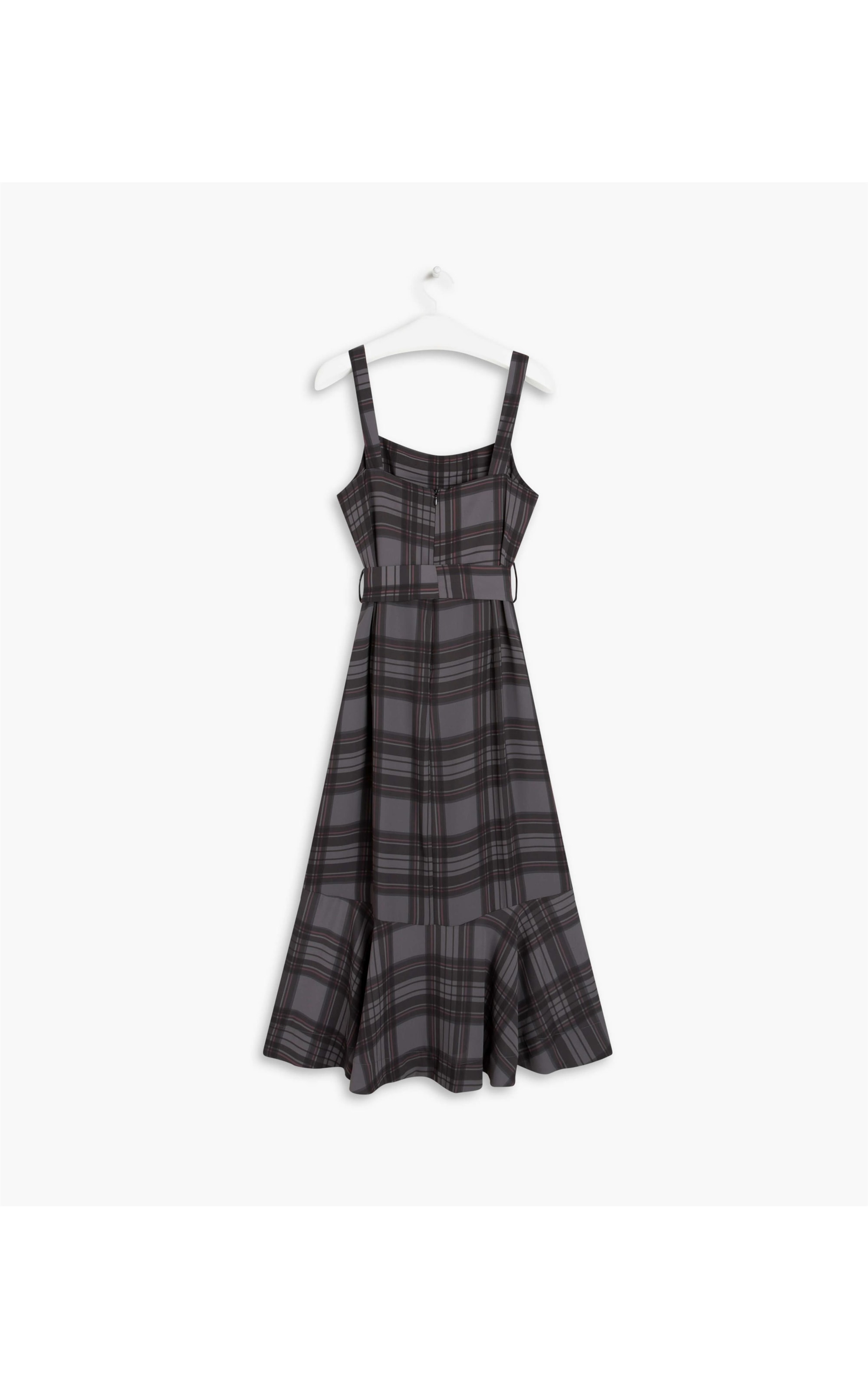 Vestido Patricia Est Tartan Tabaco