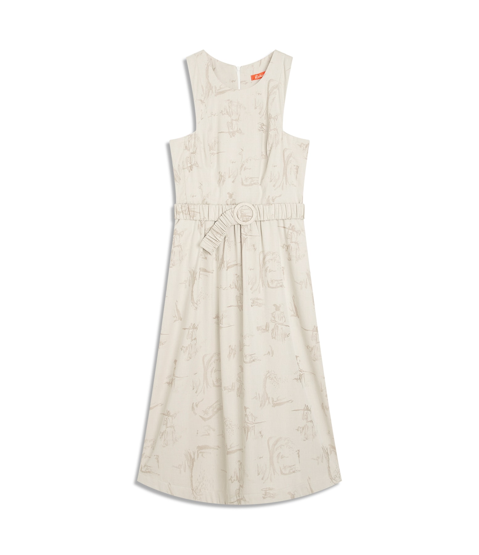  Vestido Pistache Jacquard Sa Sandy