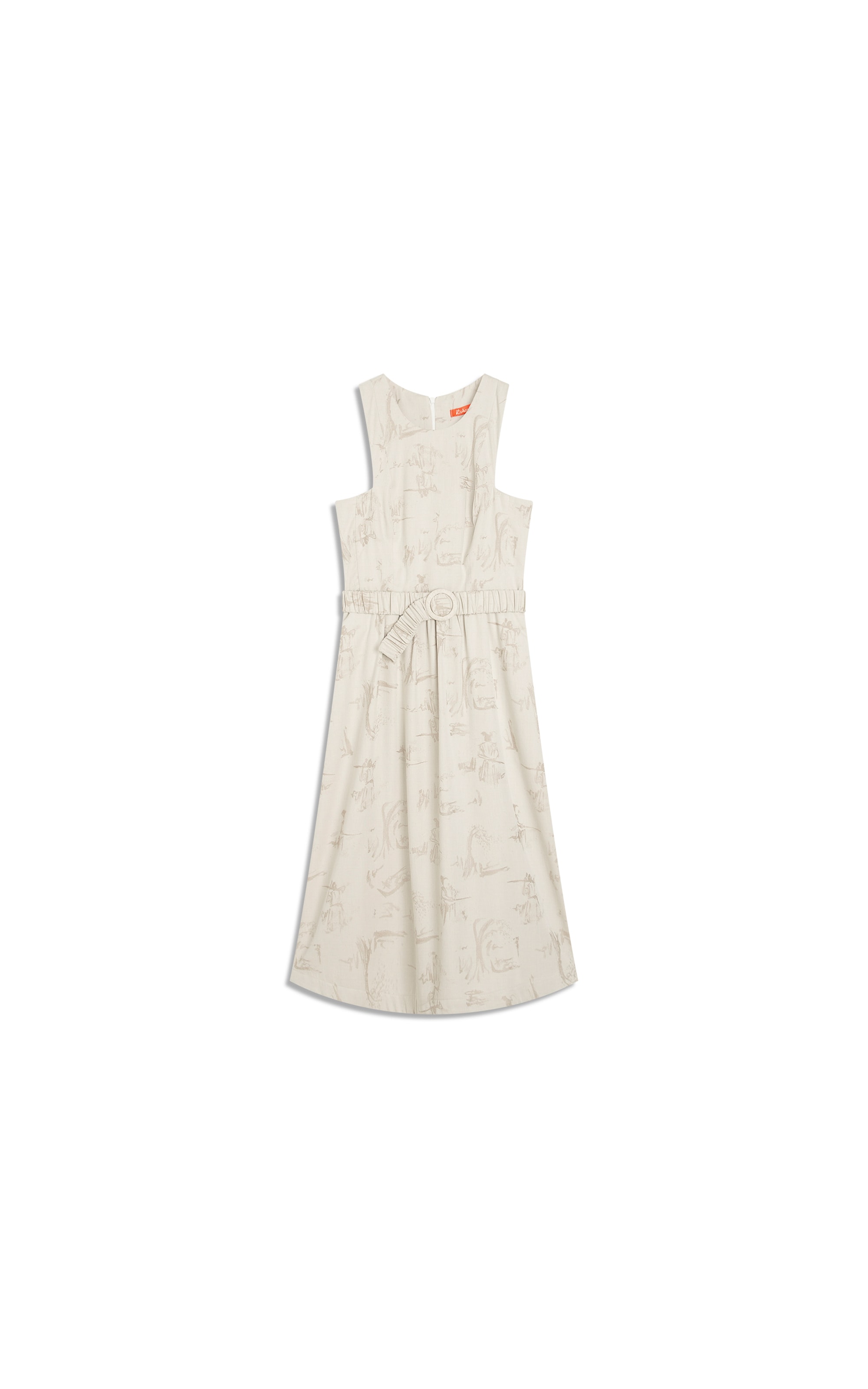  Vestido Pistache Jacquard Sa Sandy