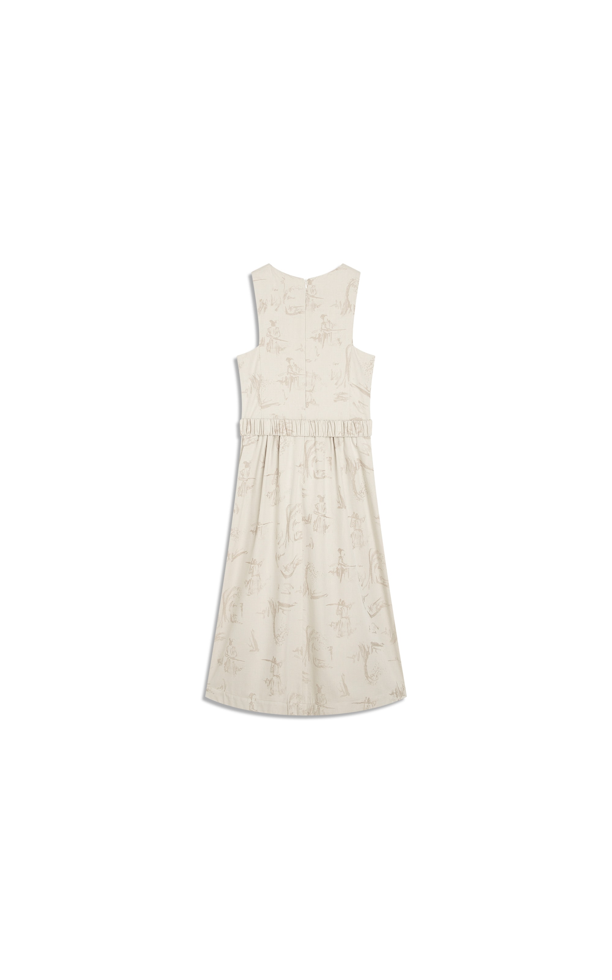  Vestido Pistache Jacquard Sa Sandy