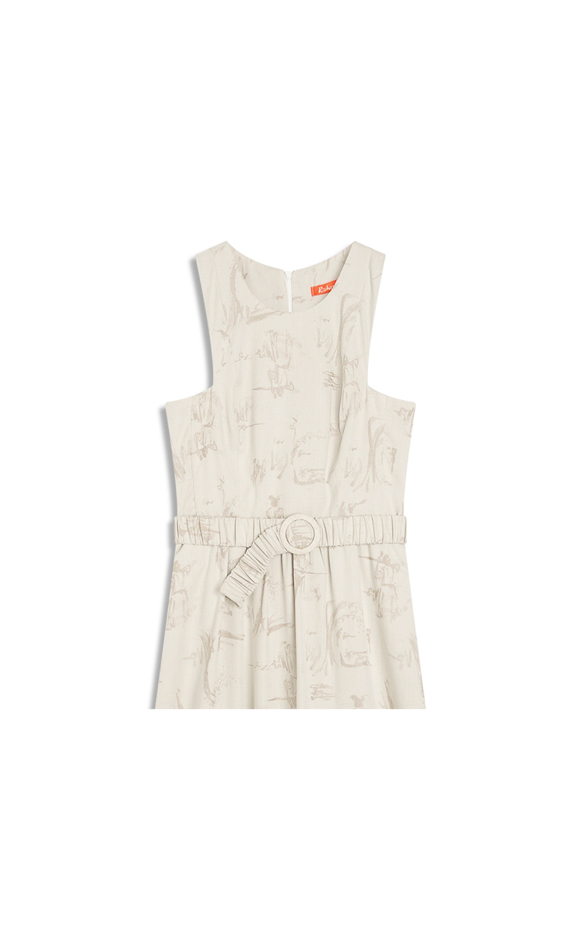  Vestido Pistache Jacquard Sa Sandy