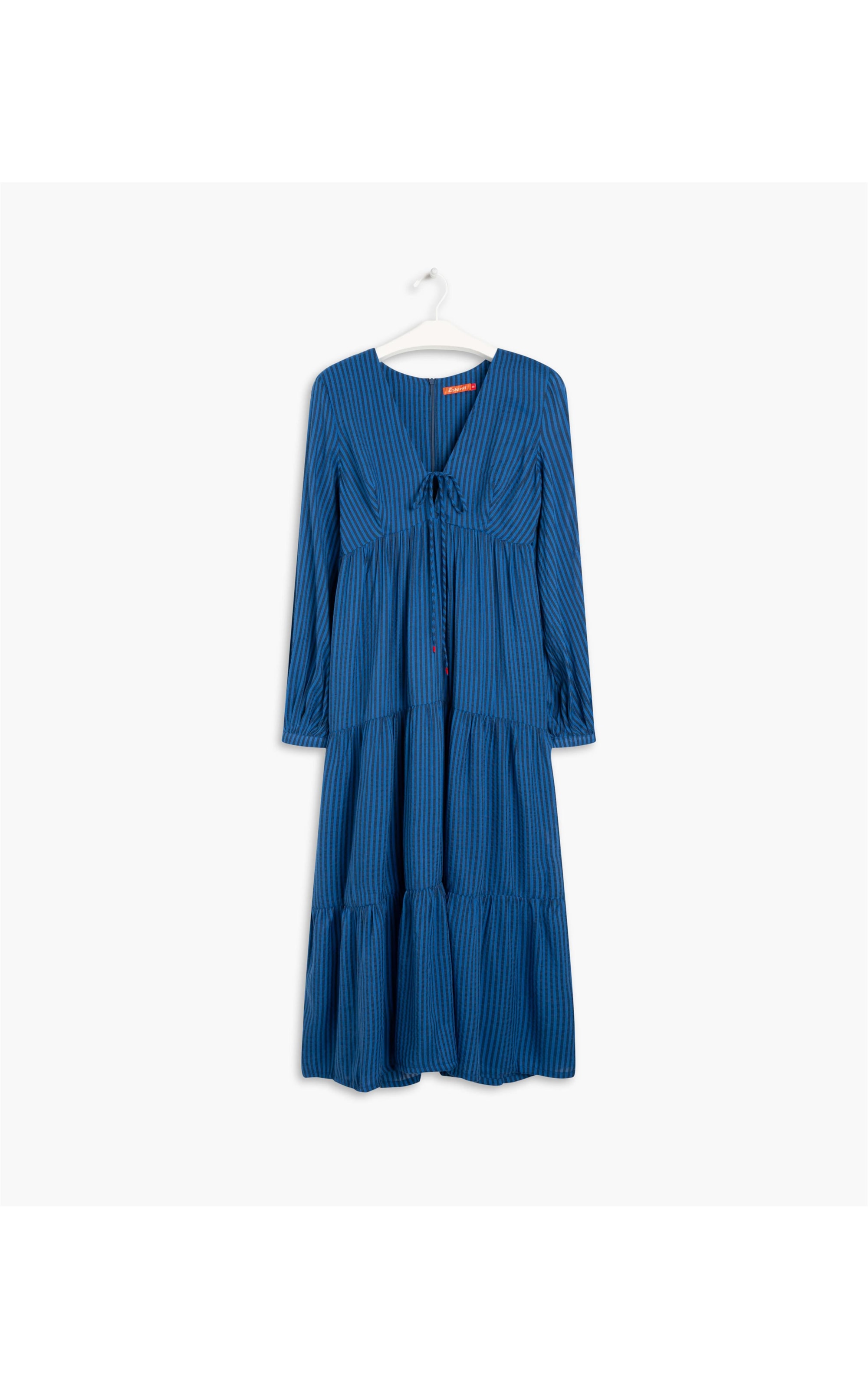 Vestido Pizarro Rayon Ft Listrado Royal