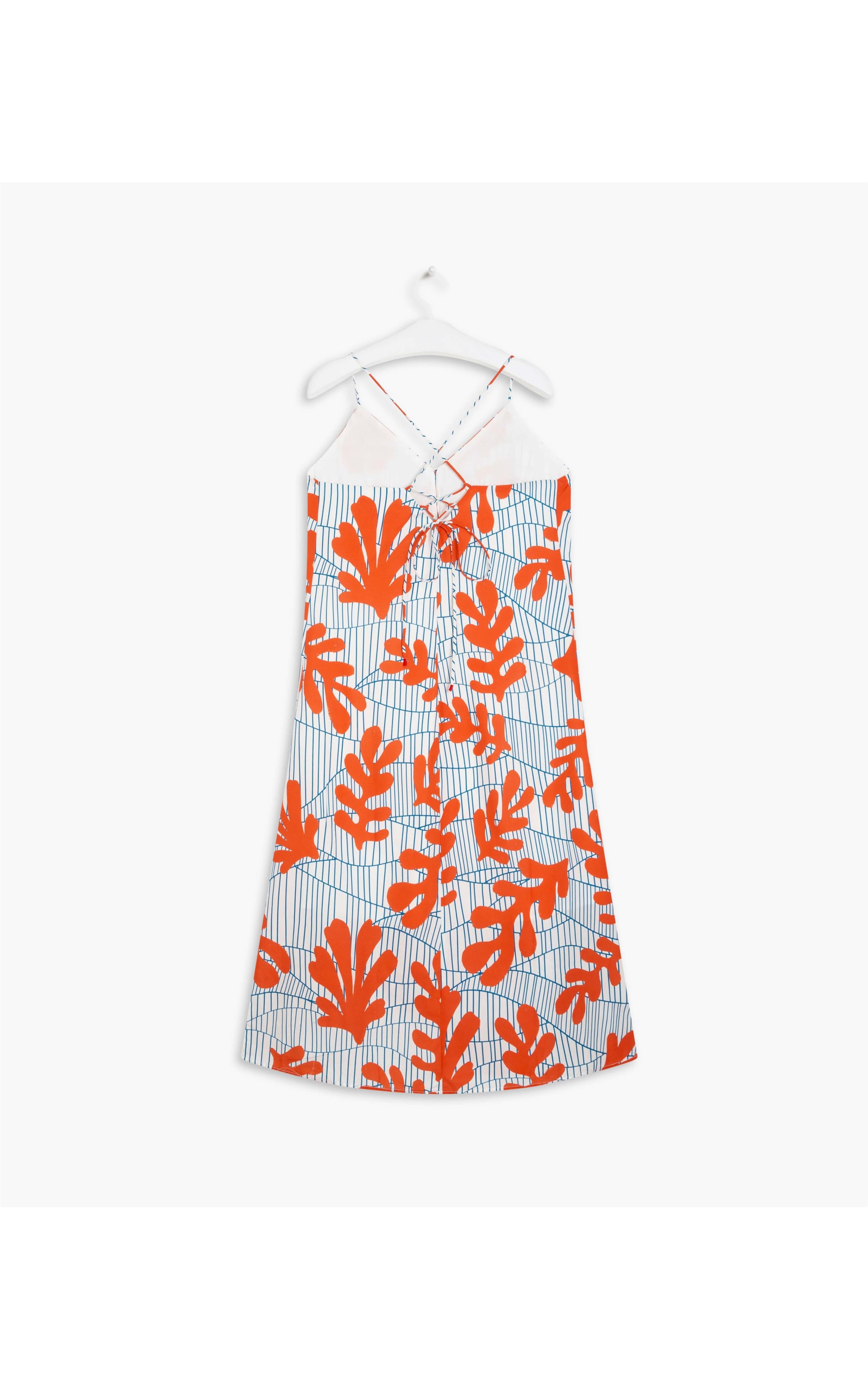 Vestido Pompei Voil Algas Off White