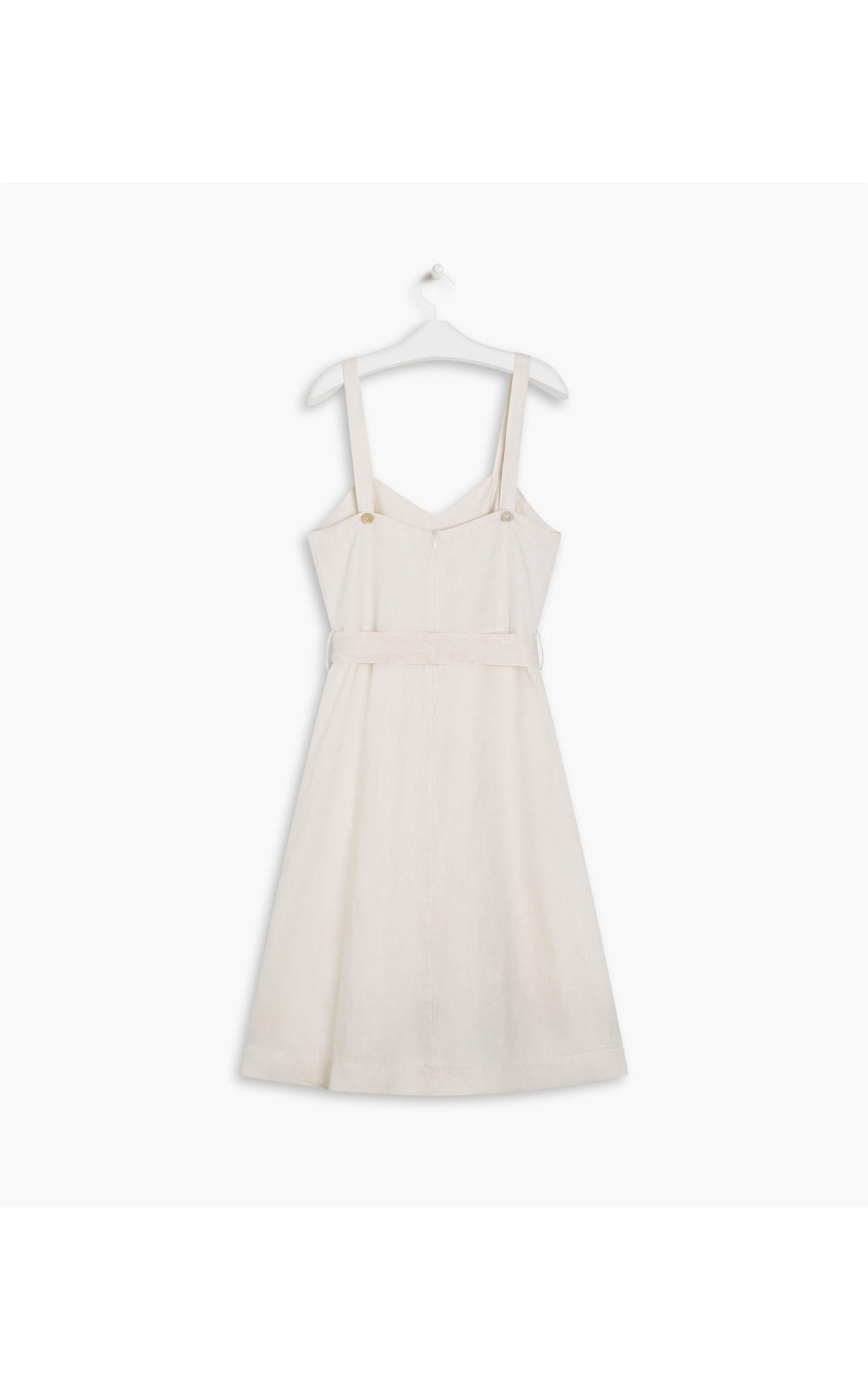 Vestido Puro Linho  Avelino Natural