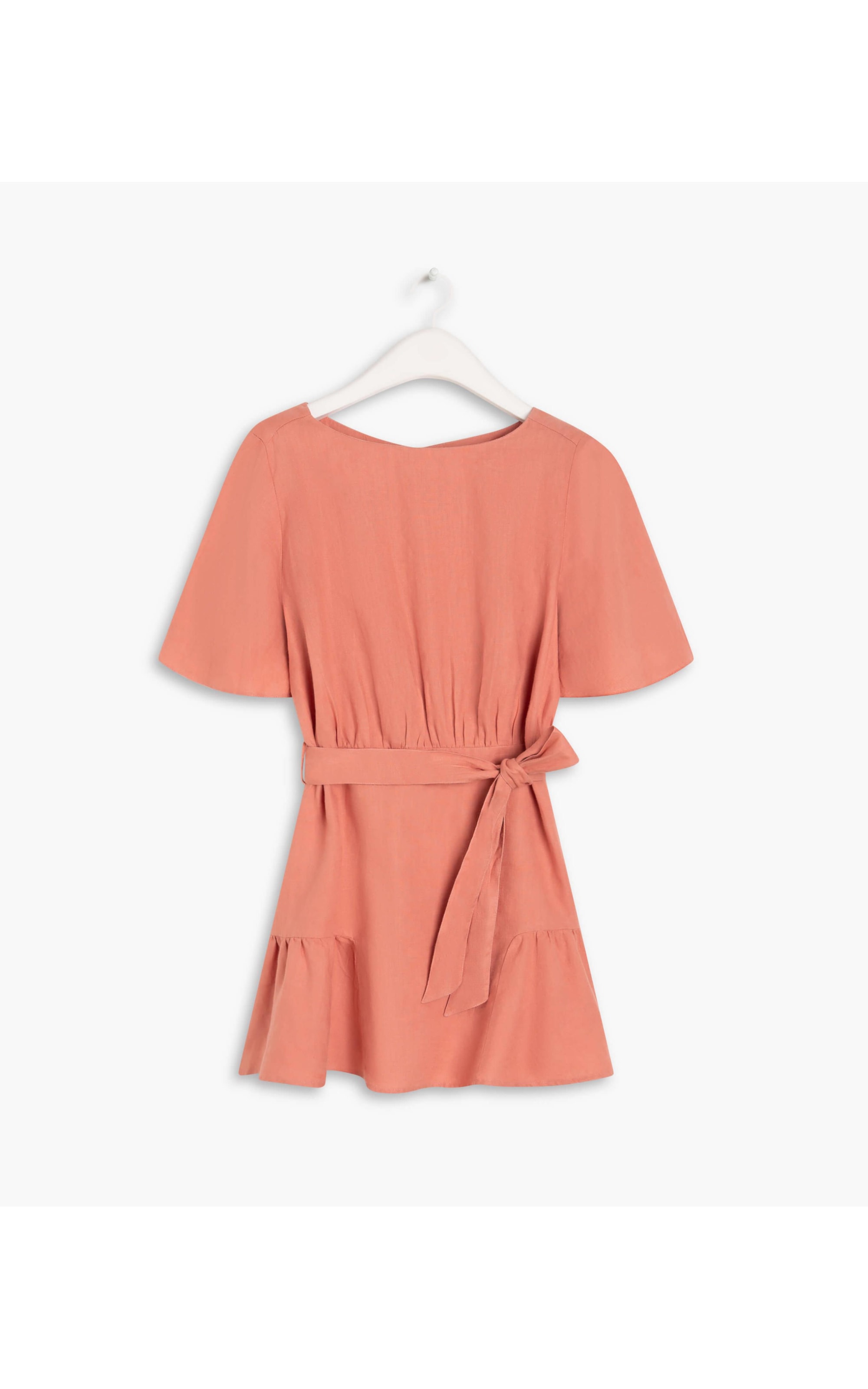 Vestido Puro Linho  Cora Blush