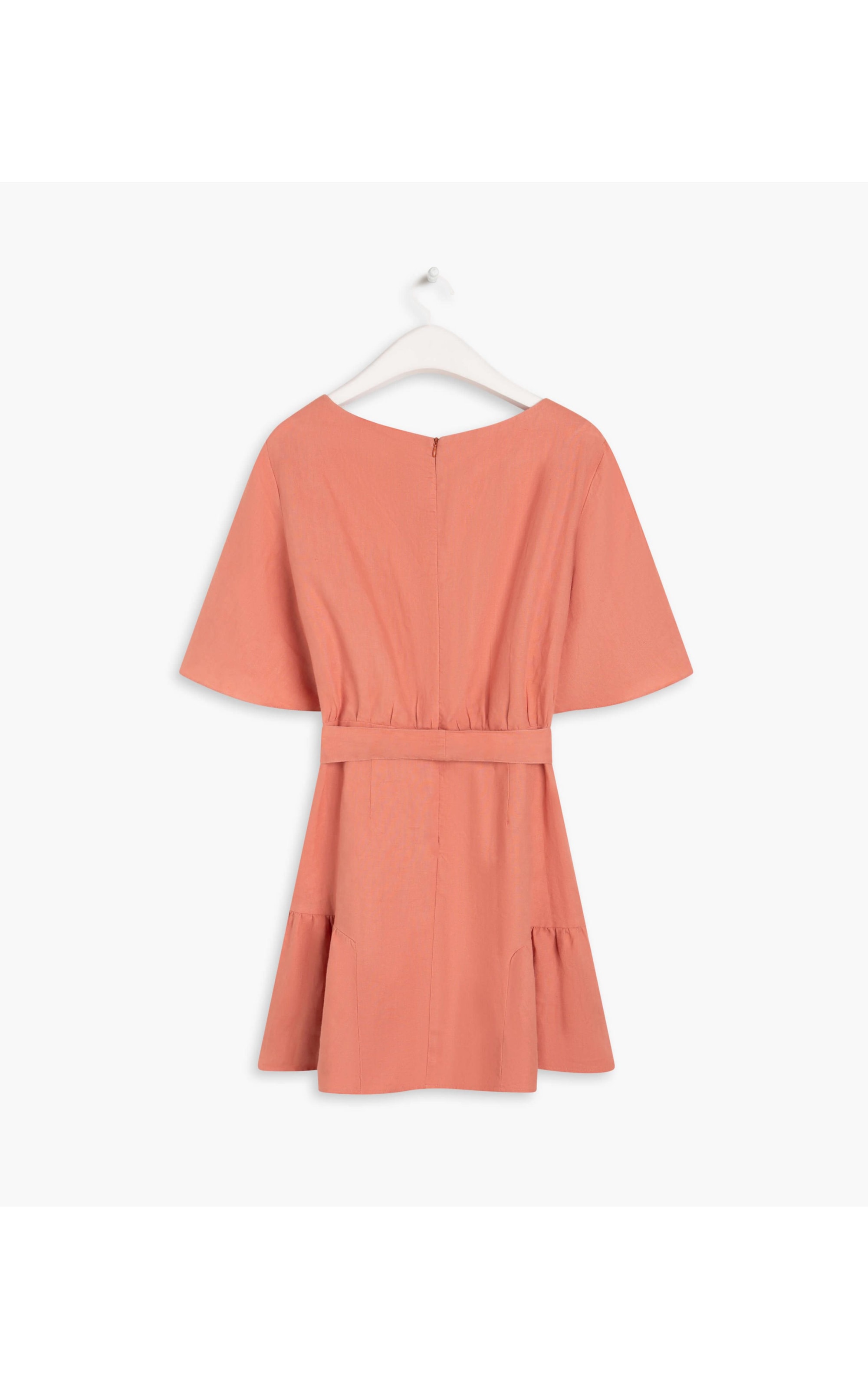 Vestido Puro Linho  Cora Blush