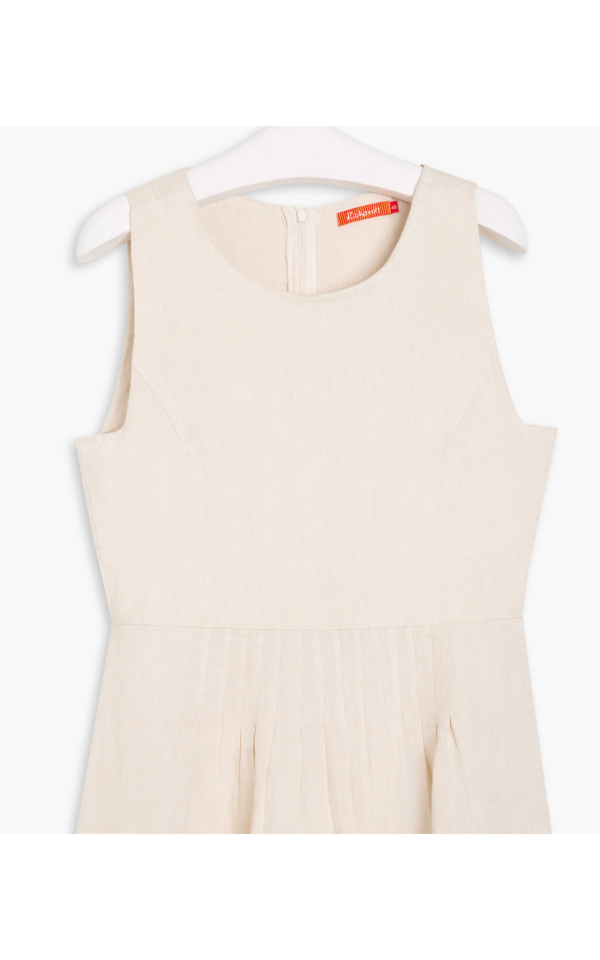 Vestido  Puro Linho Cora Cross Dye Natural