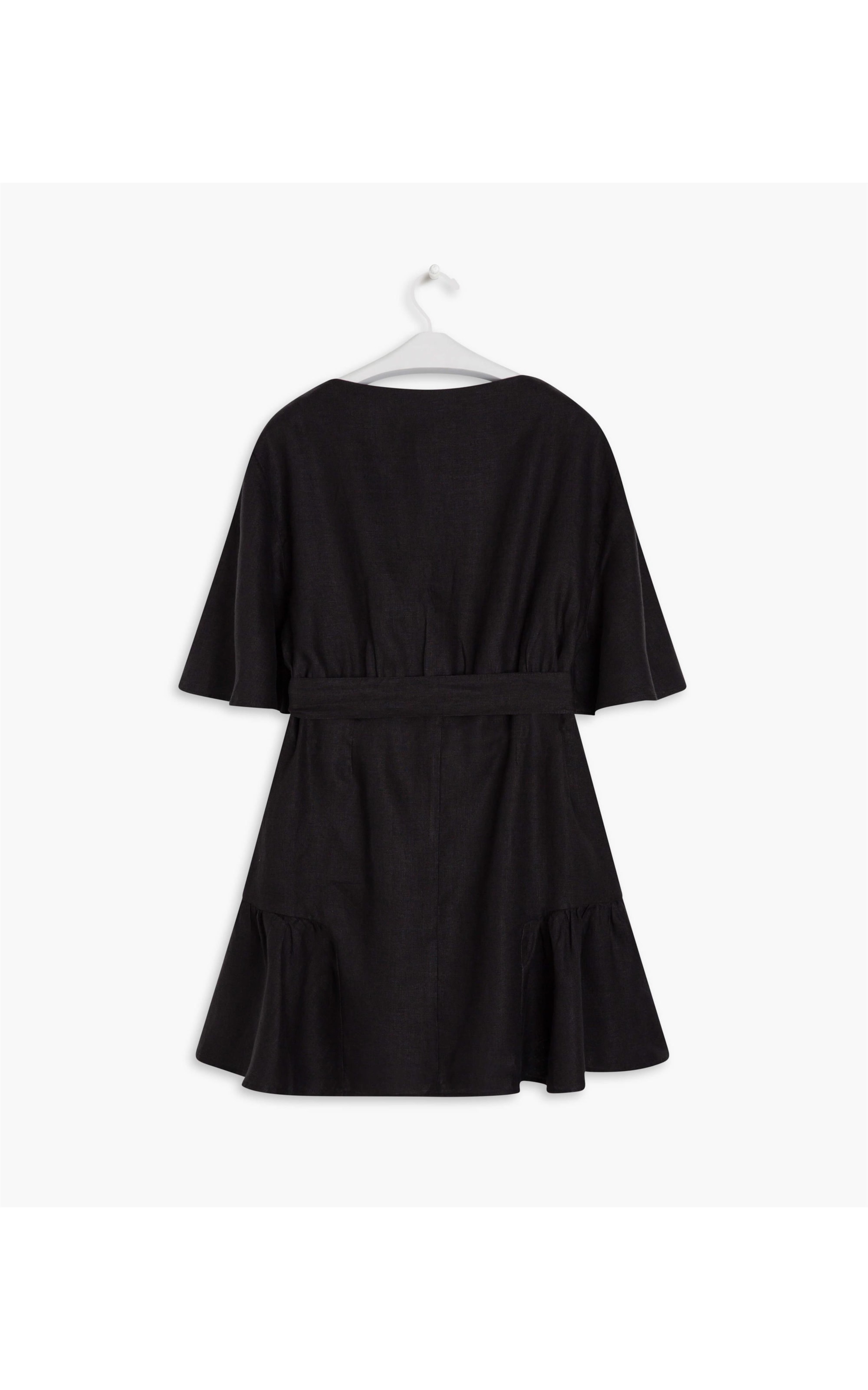 Vestido  Puro Linho  Cora Preto