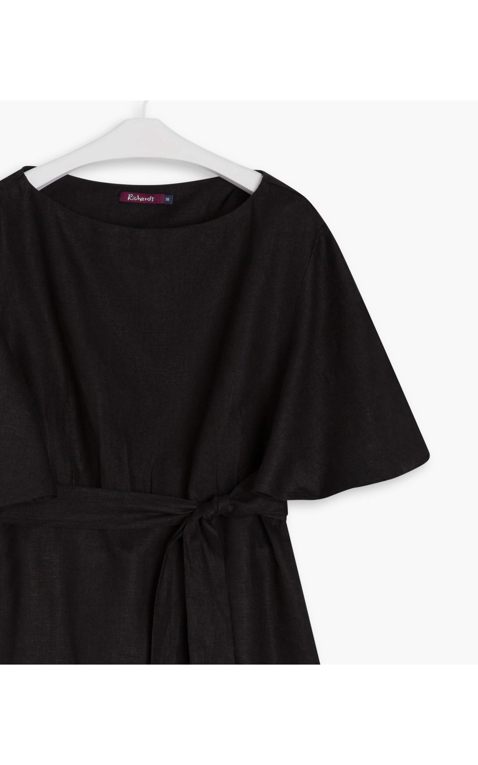 Vestido  Puro Linho  Cora Preto