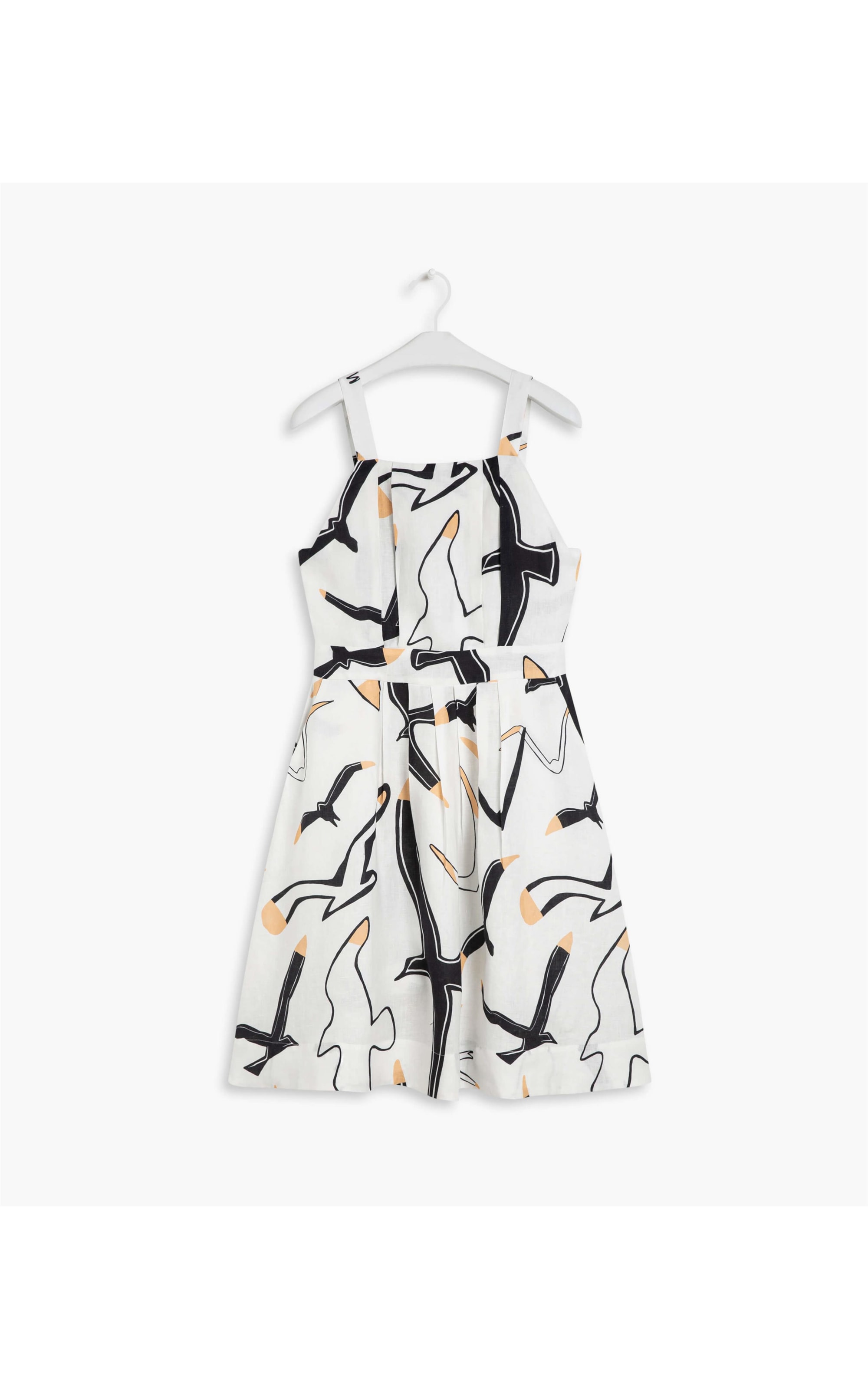 Vestido  Puro Linho  Germain  Gaivota Dark Navy