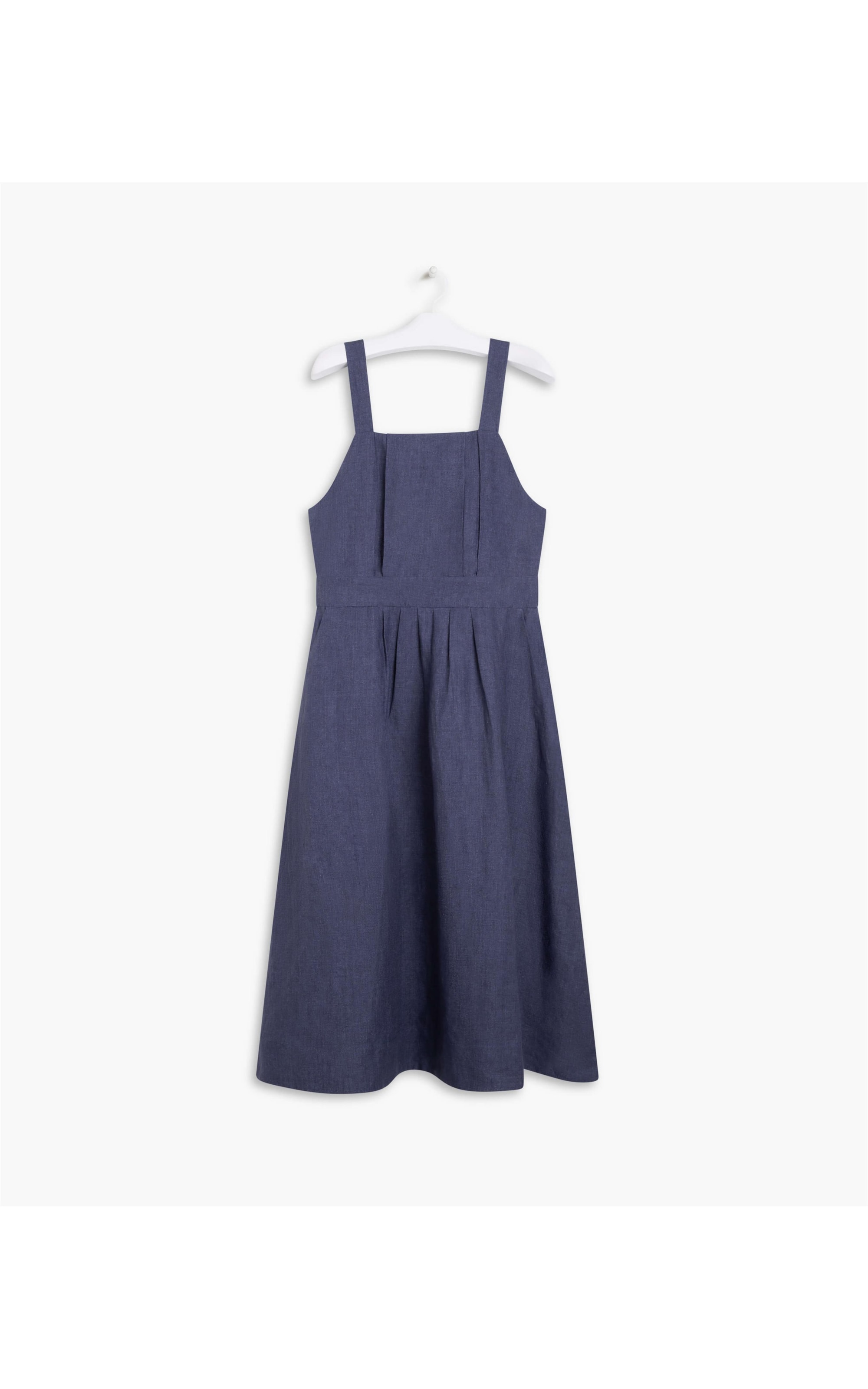 Vestido Puro Linho  Germain Old Purple