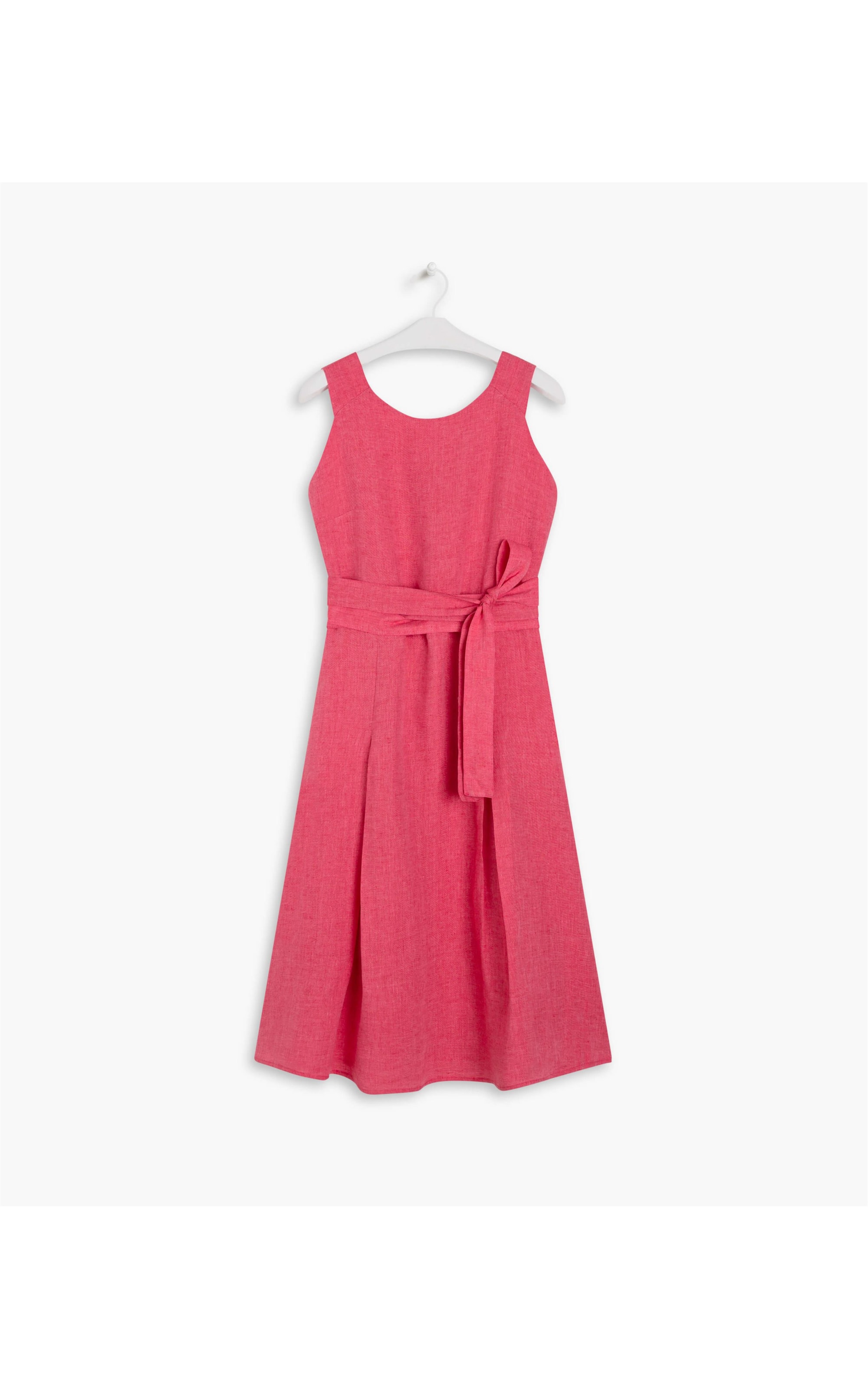Vestido Puro Linho  Glorinha Vermelho