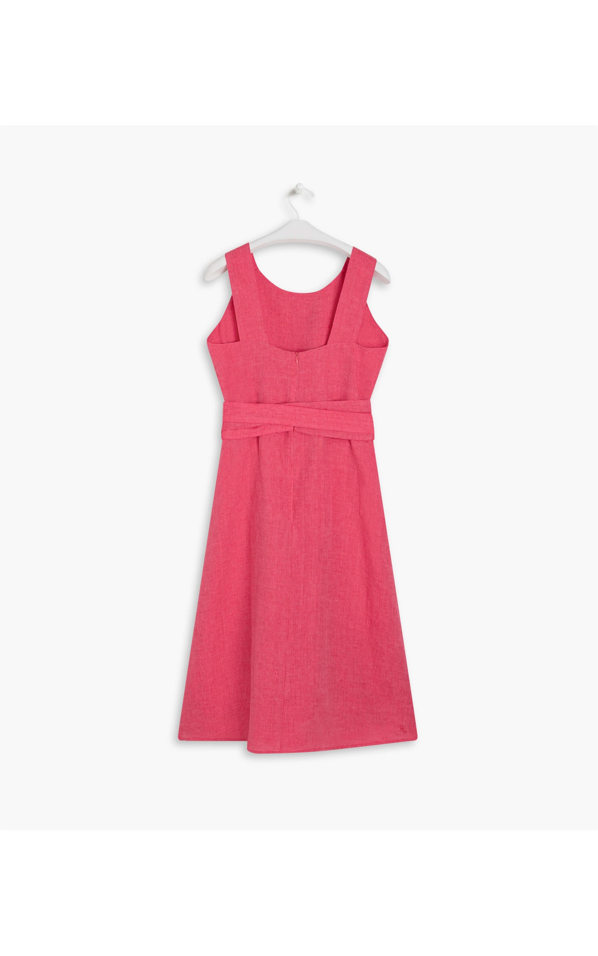 Vestido Puro Linho  Glorinha Vermelho
