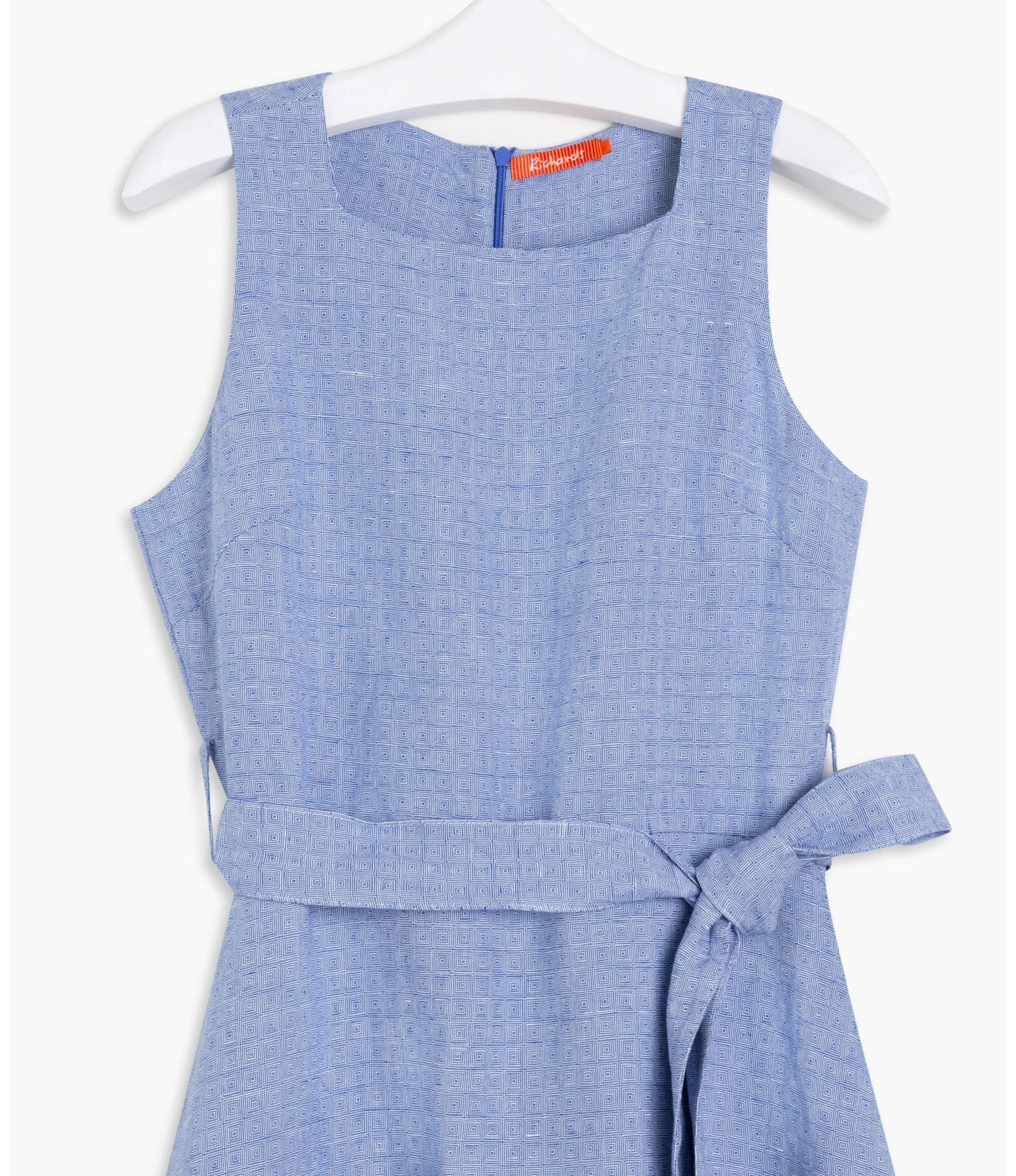 Vestido  Puro Linho  Íris Azul Bic