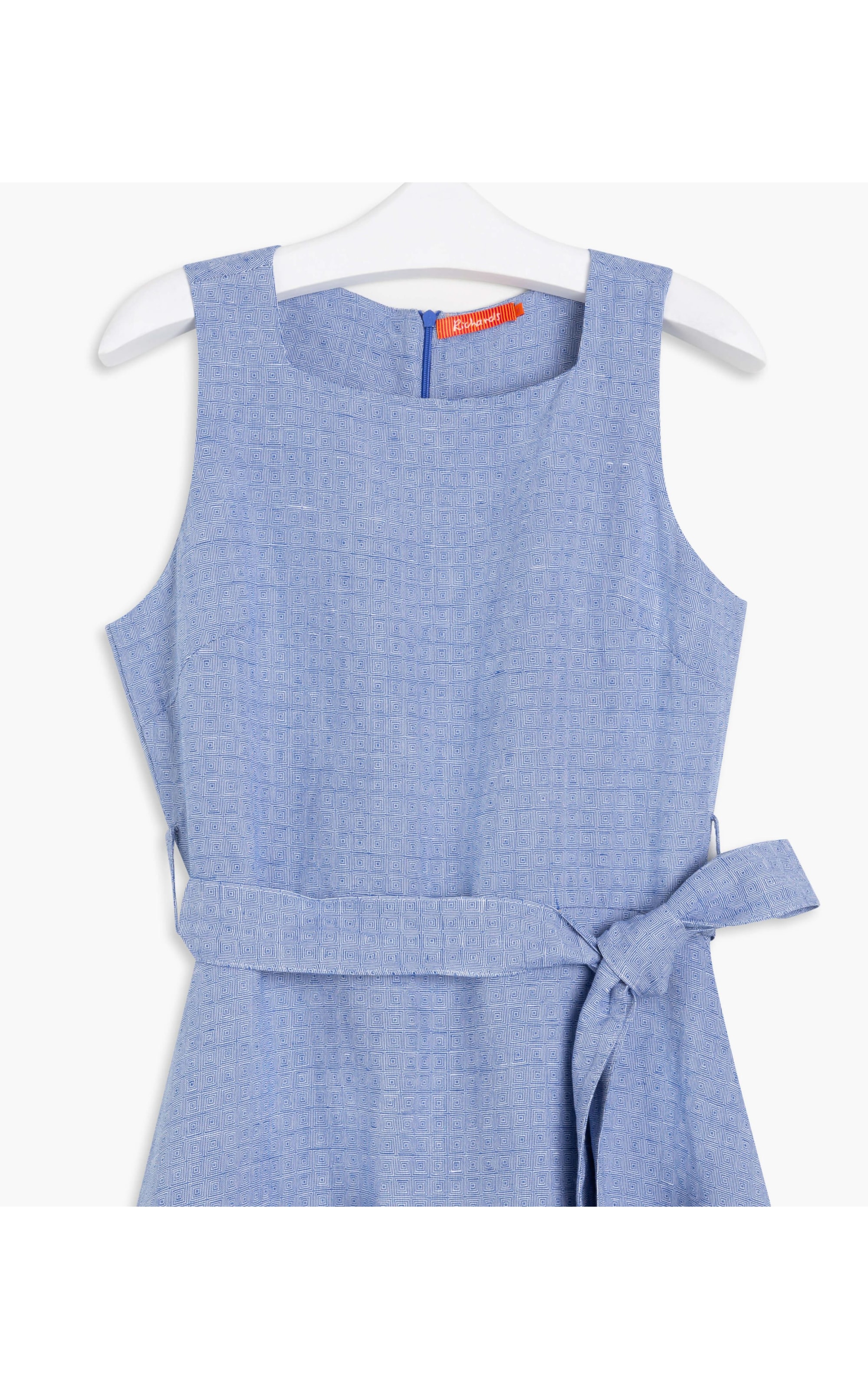 Vestido  Puro Linho  Íris Azul Bic