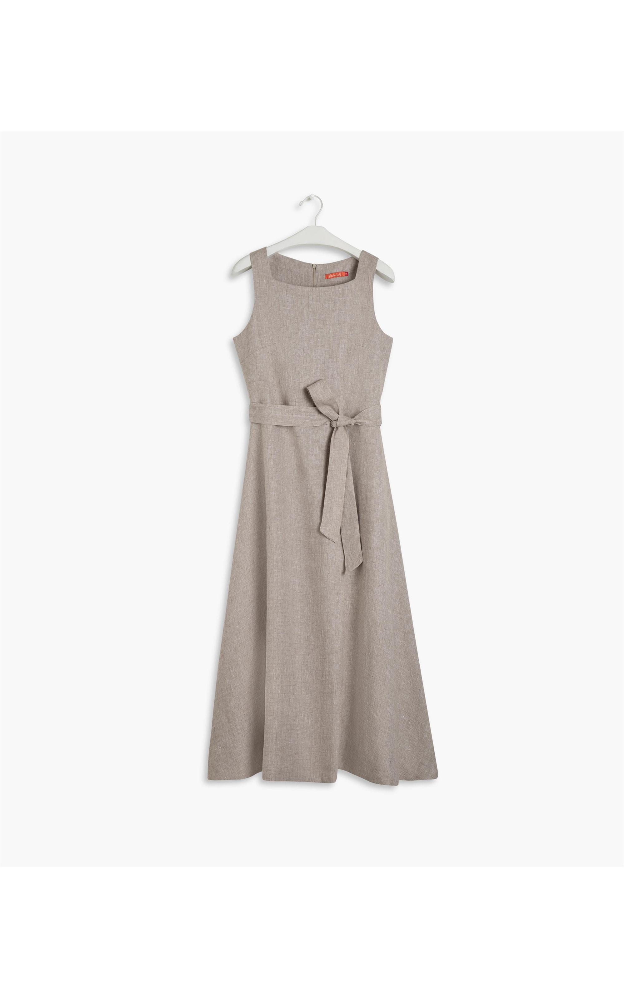 Vestido  Puro Linho  Íris Caqui