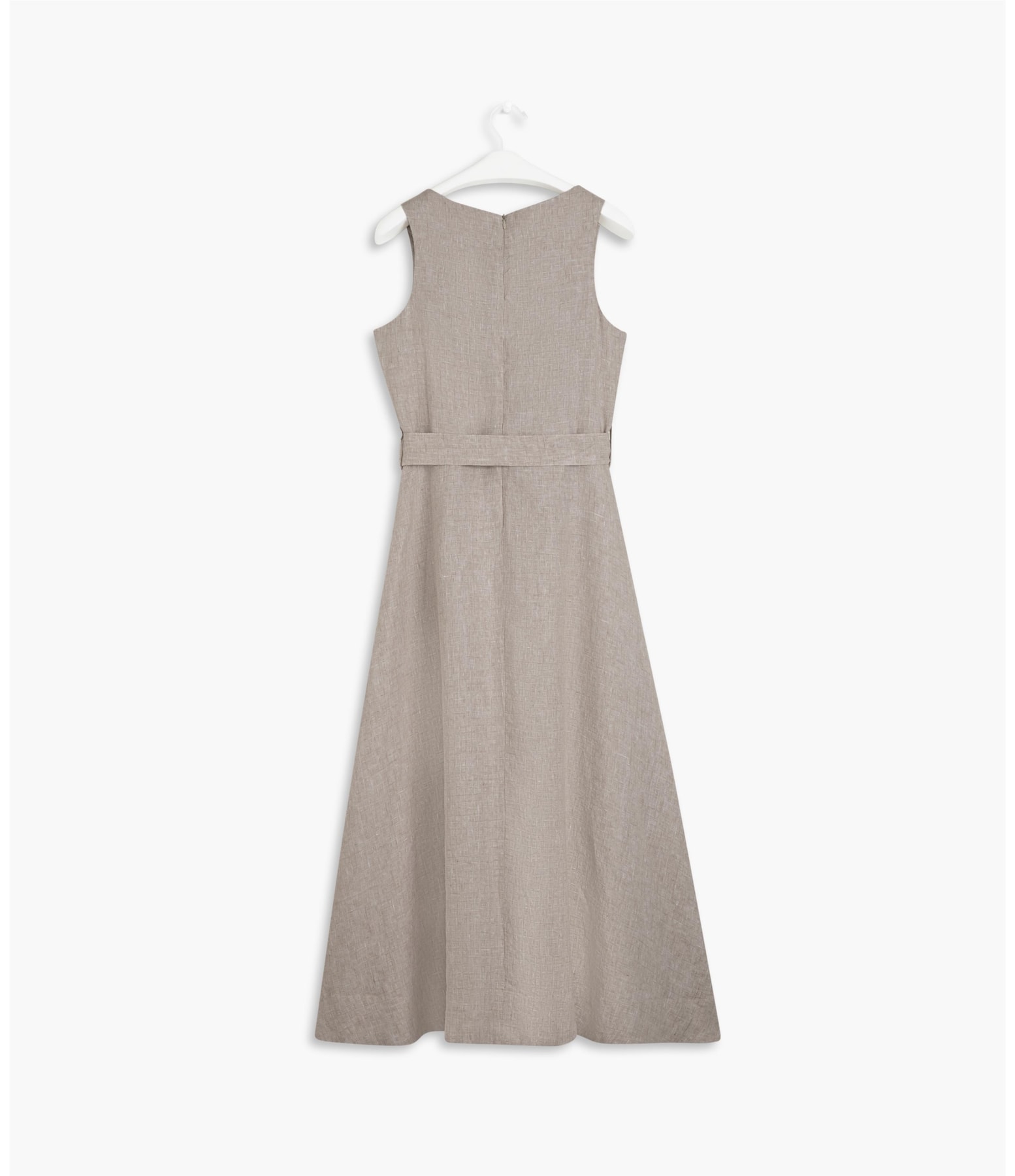 Vestido  Puro Linho  Íris Caqui